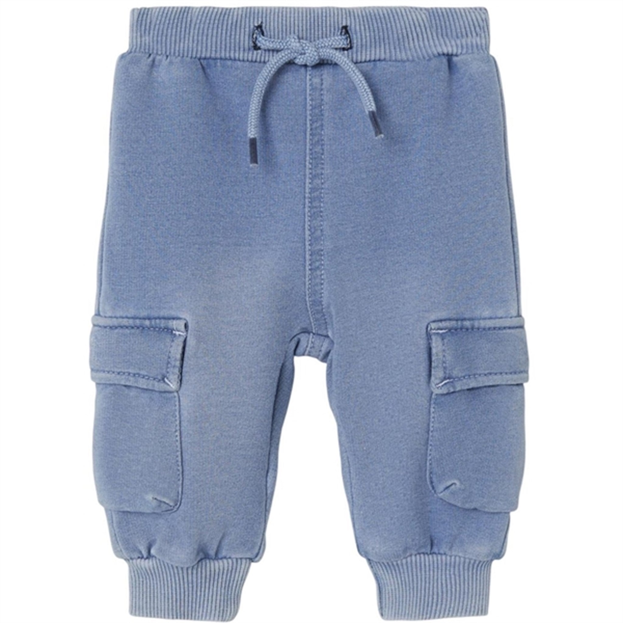 Name it Light Blue Denim Ben Baggy Cargo Jeans - Str. 50