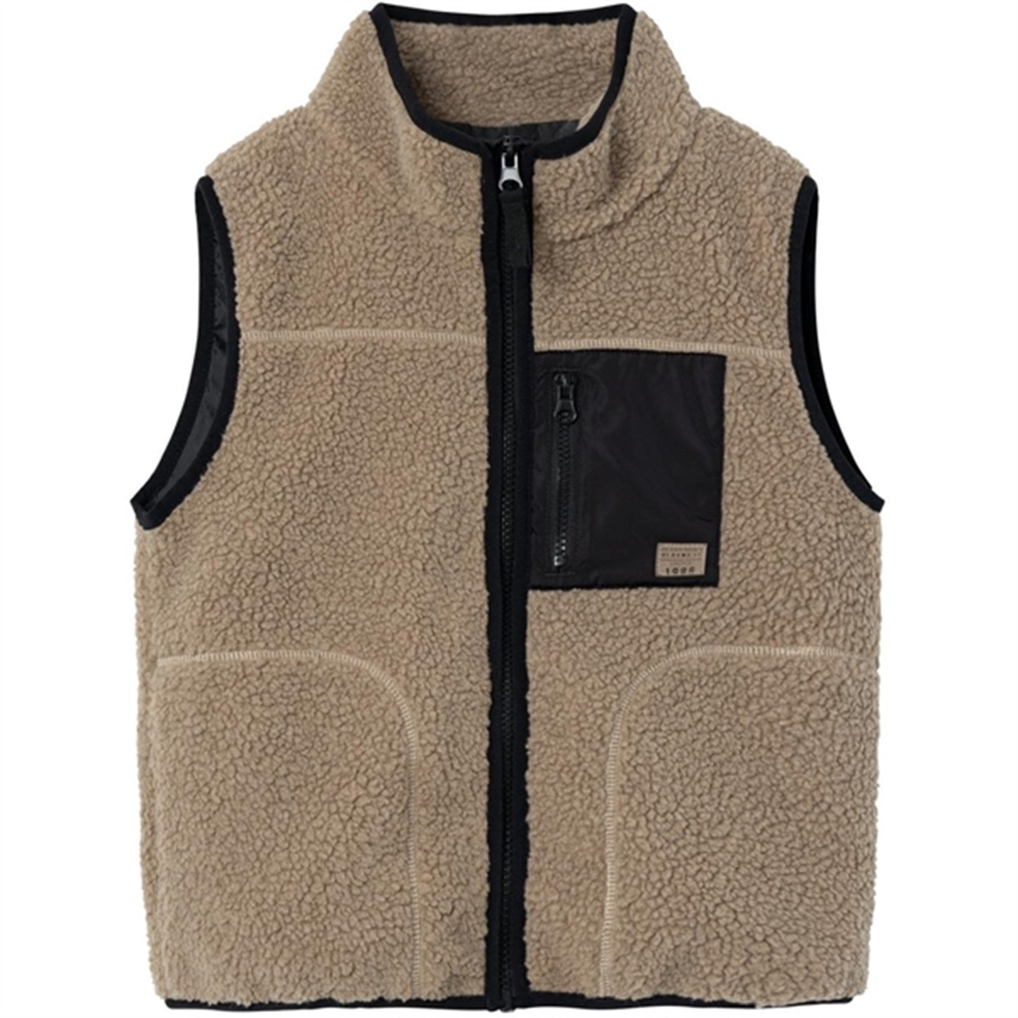 Name it Savannah Tan Magot Teddy Vest - Str. 140