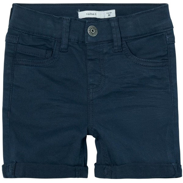 Name it Dark Sapphire Silas Isak Twill Shorts - Str. 86