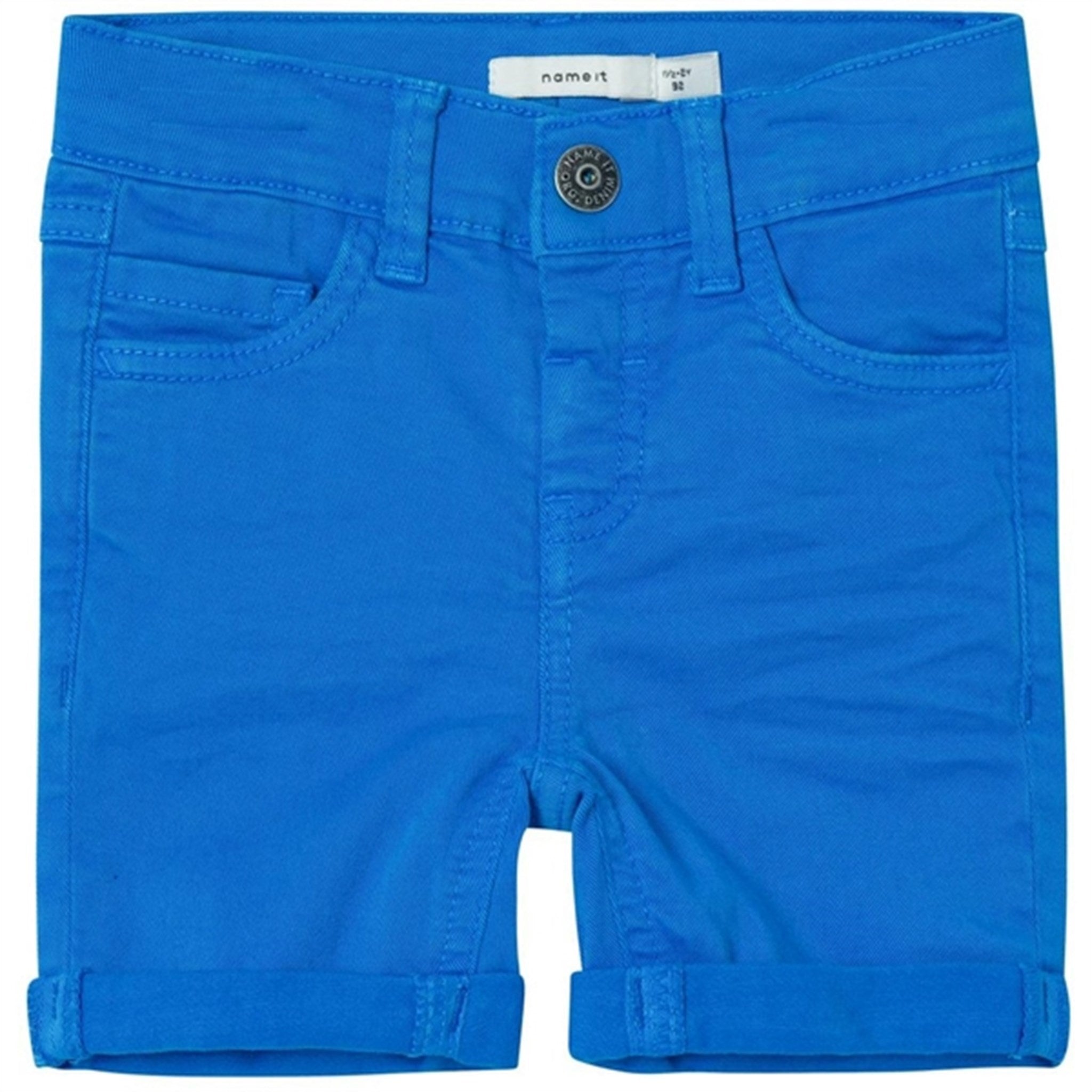 Name it Electric Blue Lemonade Silas Isak Twill Shorts - Str. 104
