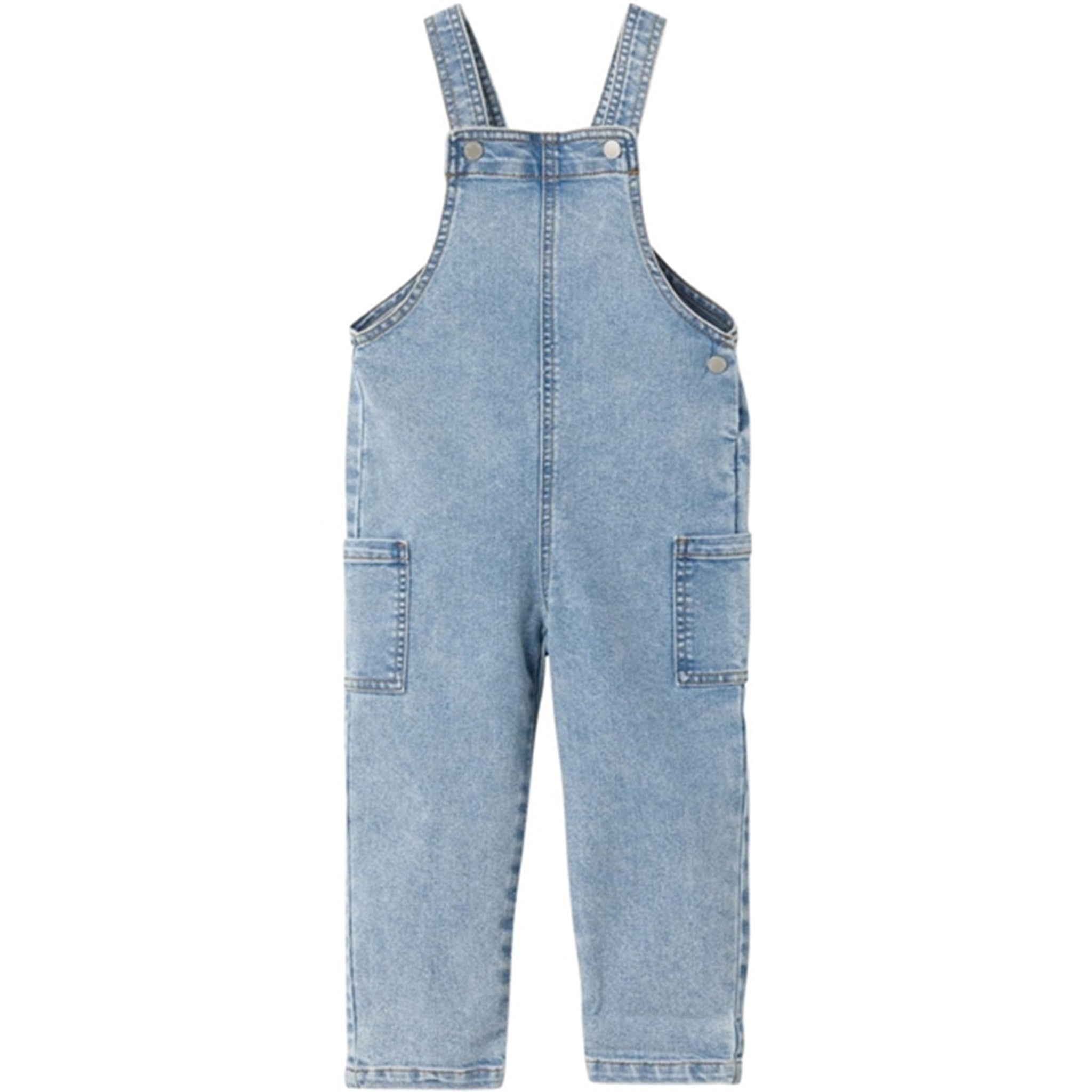 Name it Medium Blue Denim Britany Loose Denim Buksedragt - Str. 92