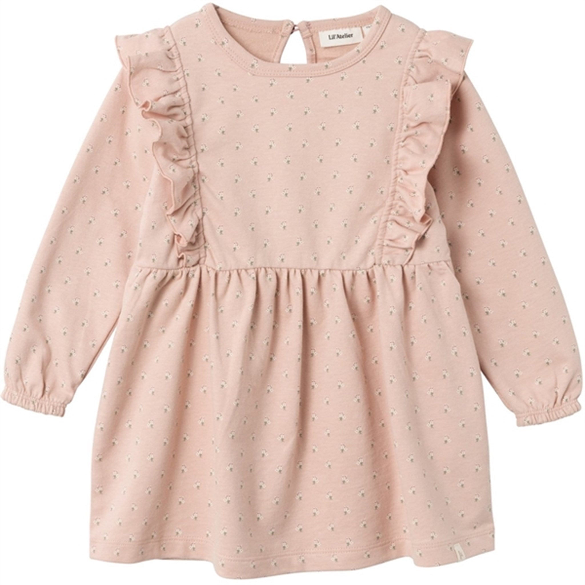 Billede af Lil'Atelier Rose Dust Fanja Sweat Kjole - Str. 122