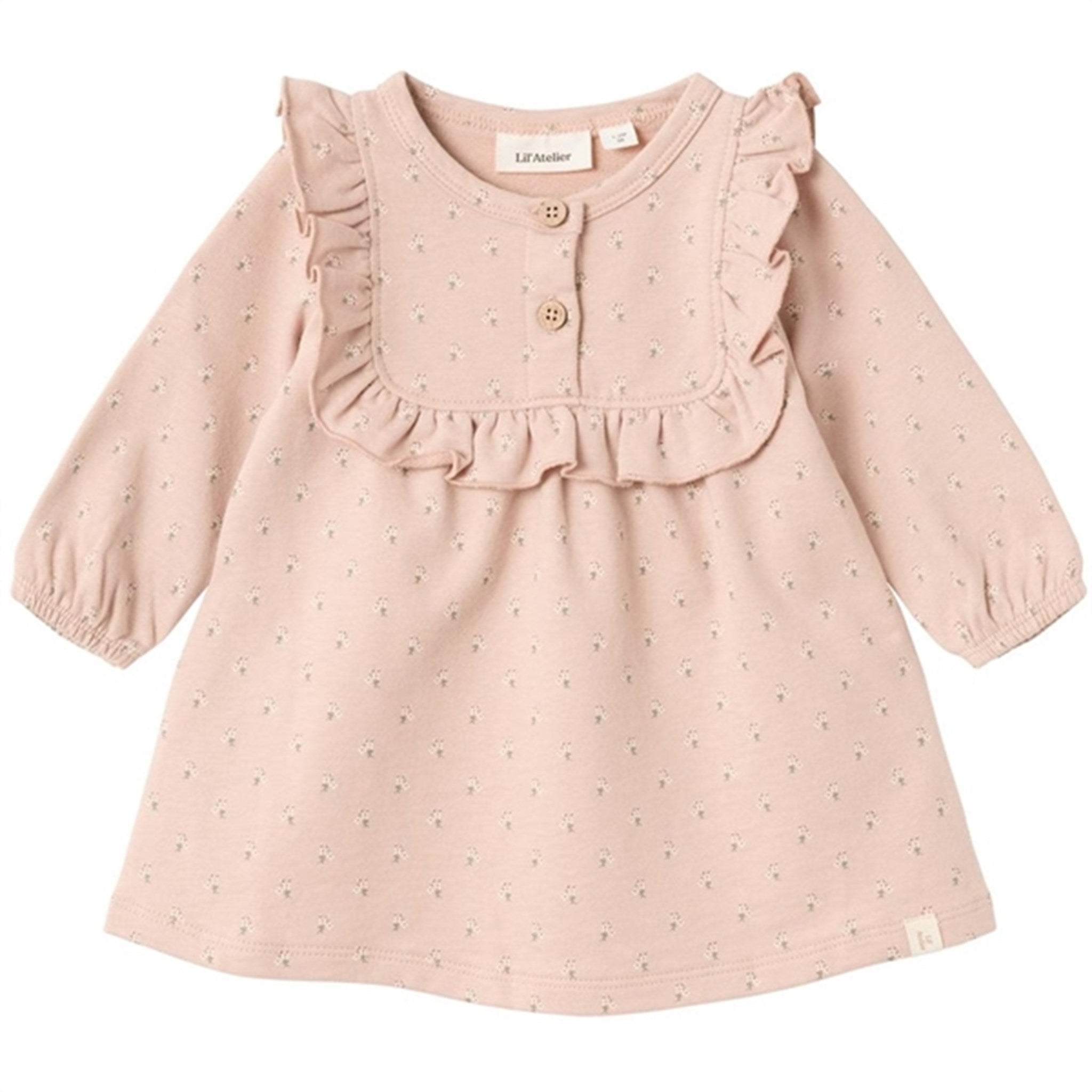 Billede af Lil'Atelier Rose Dust Fanja Sweat Kjole - Str. 56