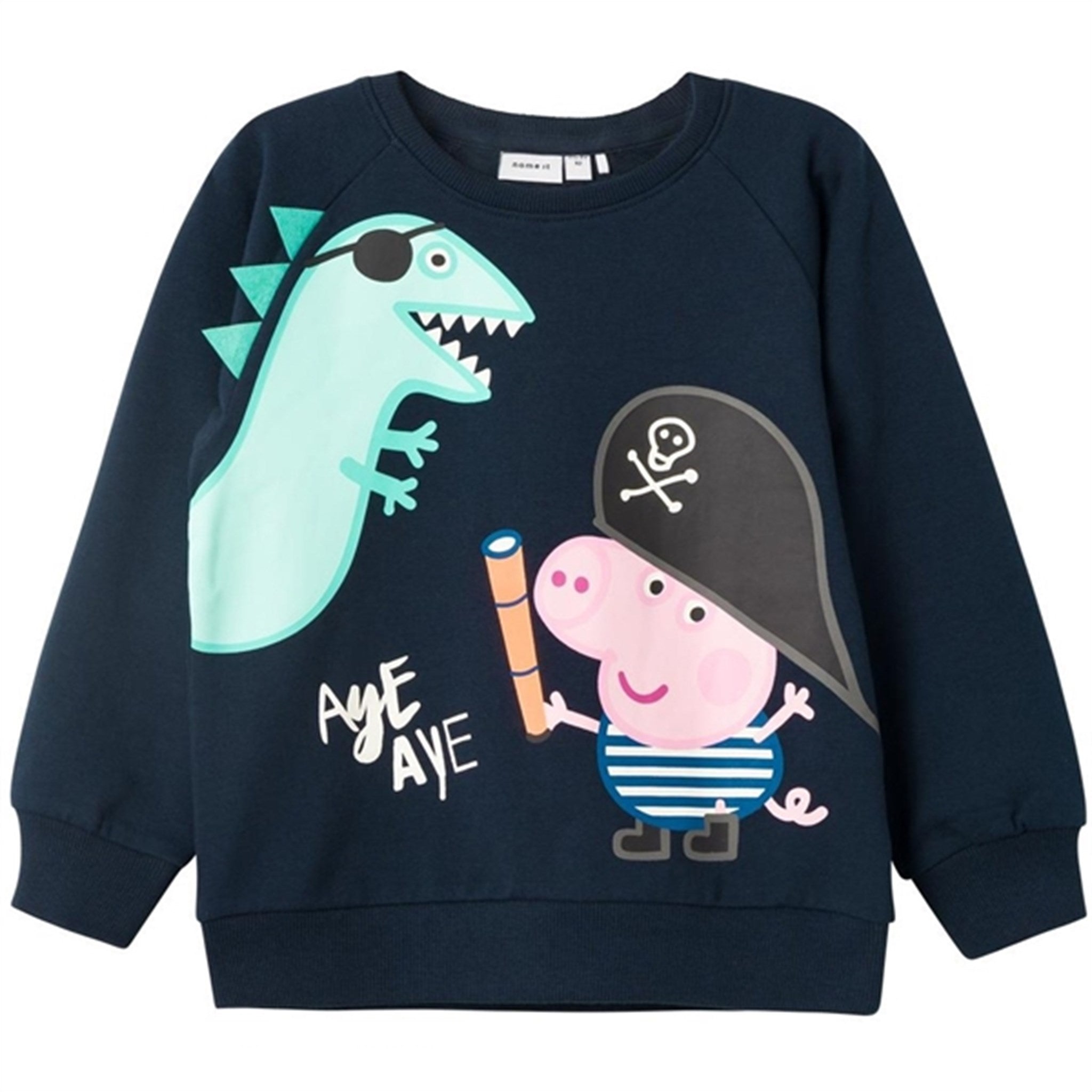 Name it Dark Sapphire Madden Peppa Pig Sweatshirt - Str. 110