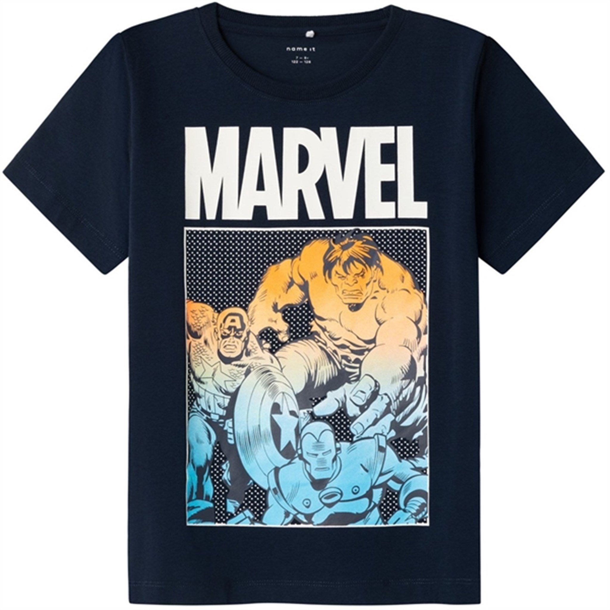Name it Dark Sapphire France Marvel T-Shirt - Str. 134/140