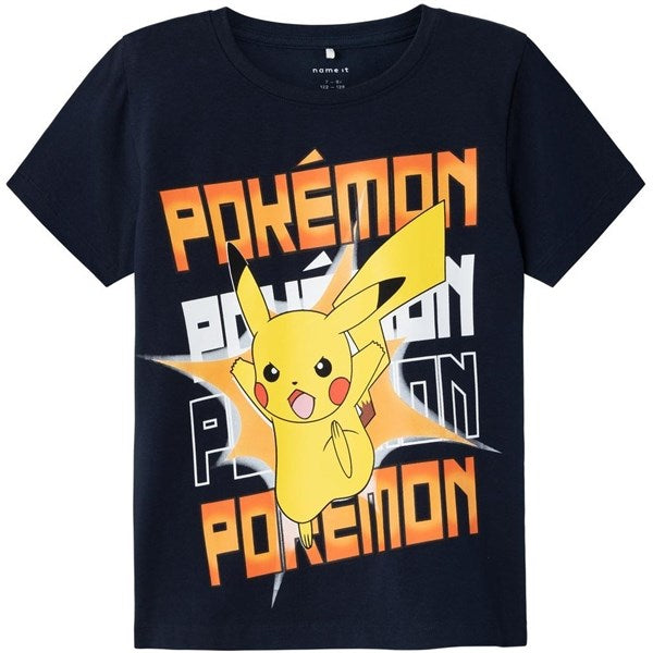 Name it Dark Sapphire Maci Pokemon T-Shirt Noos - Str. 146/152