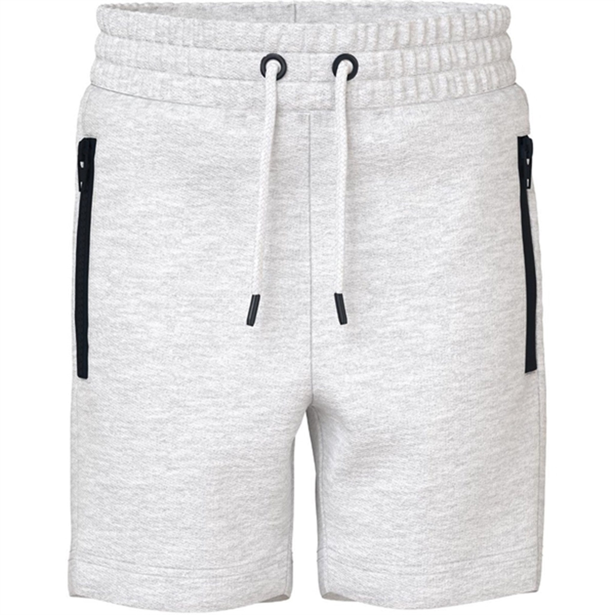 Name it Light Grey Melange Voban Sweat Shorts - Str. 104