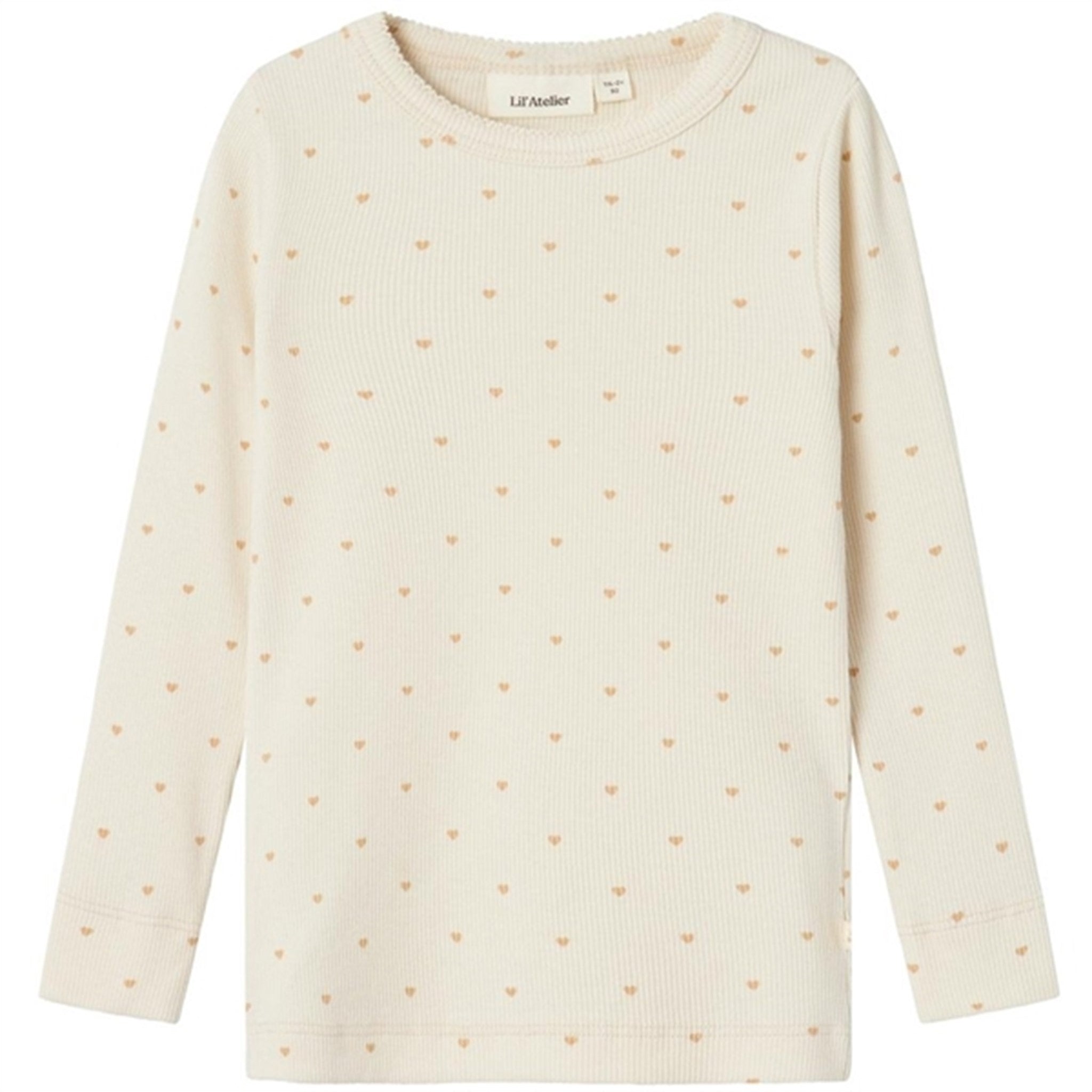 Lil'Atelier Turtledove Heart Gago Slim Bluse Noos - Str. 92