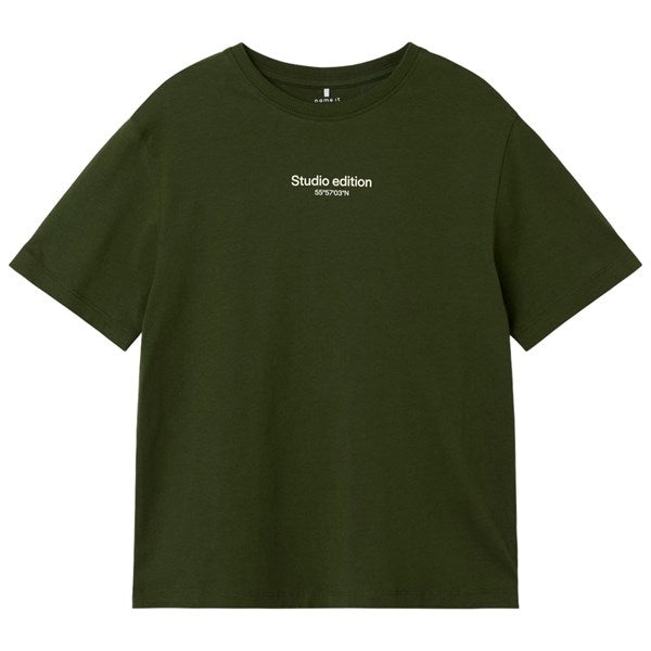 Name it Rifle Green Brody T-Shirt Noos - Str. 134/140