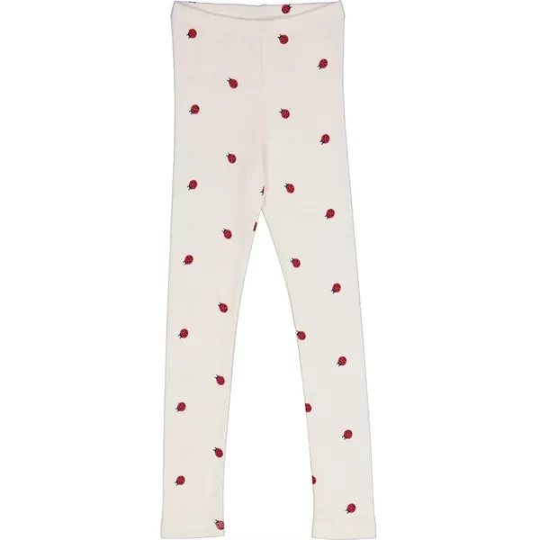 Müsli Balsam Cream/Apple Red/Night Blue Ladybird Leggings - Str. 104