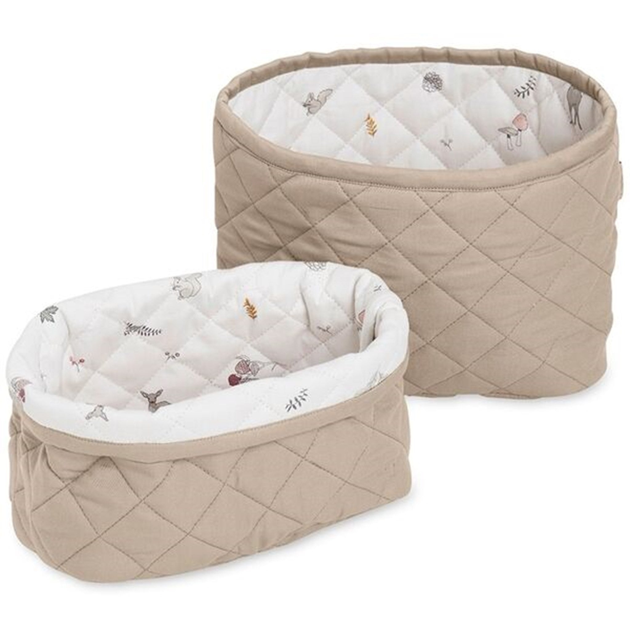 Cam Cam Copenhagen Quilted Opbevaringskurv 2-Pak Hazel