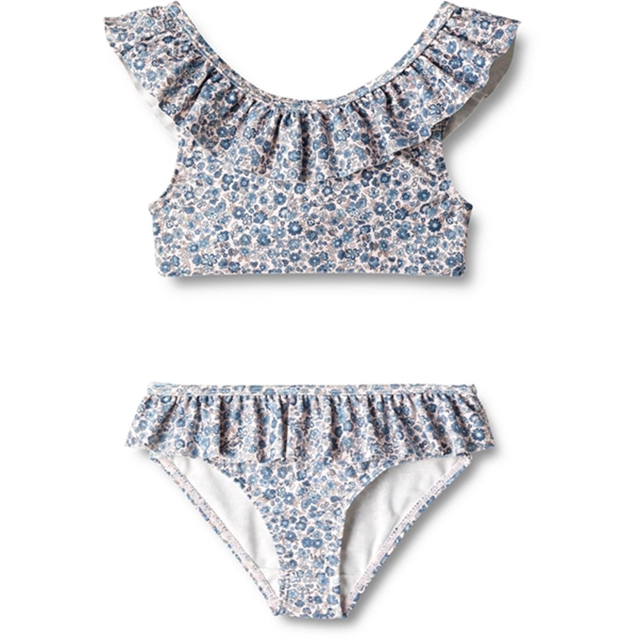 Wheat Blue Flower Meadow Bikini Elina - Str. 6 år