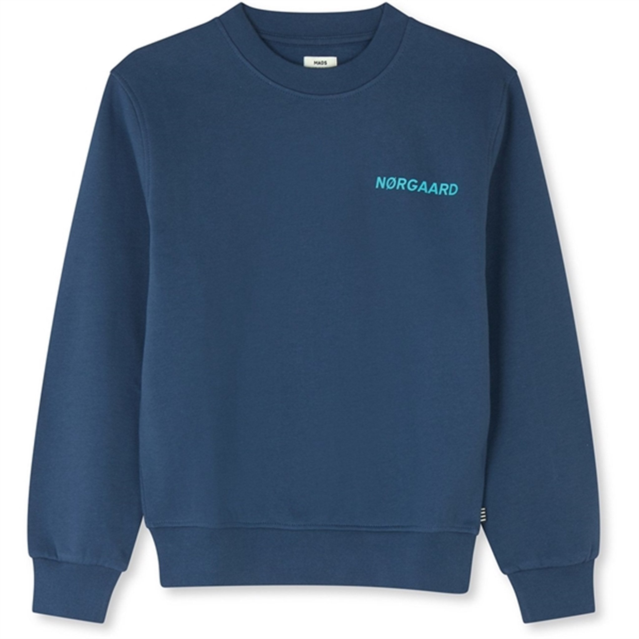 Mads Nørgaard Organic Sweat Solo Sweatshirt Sargasso Sea - Str. 8 år