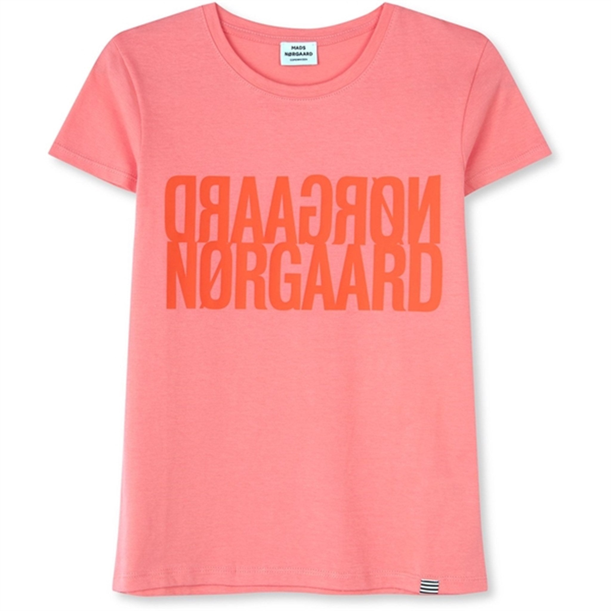 Mads Nørgaard Single Organic Tuvina T-Shirt Shell Pink - Str. 10 år