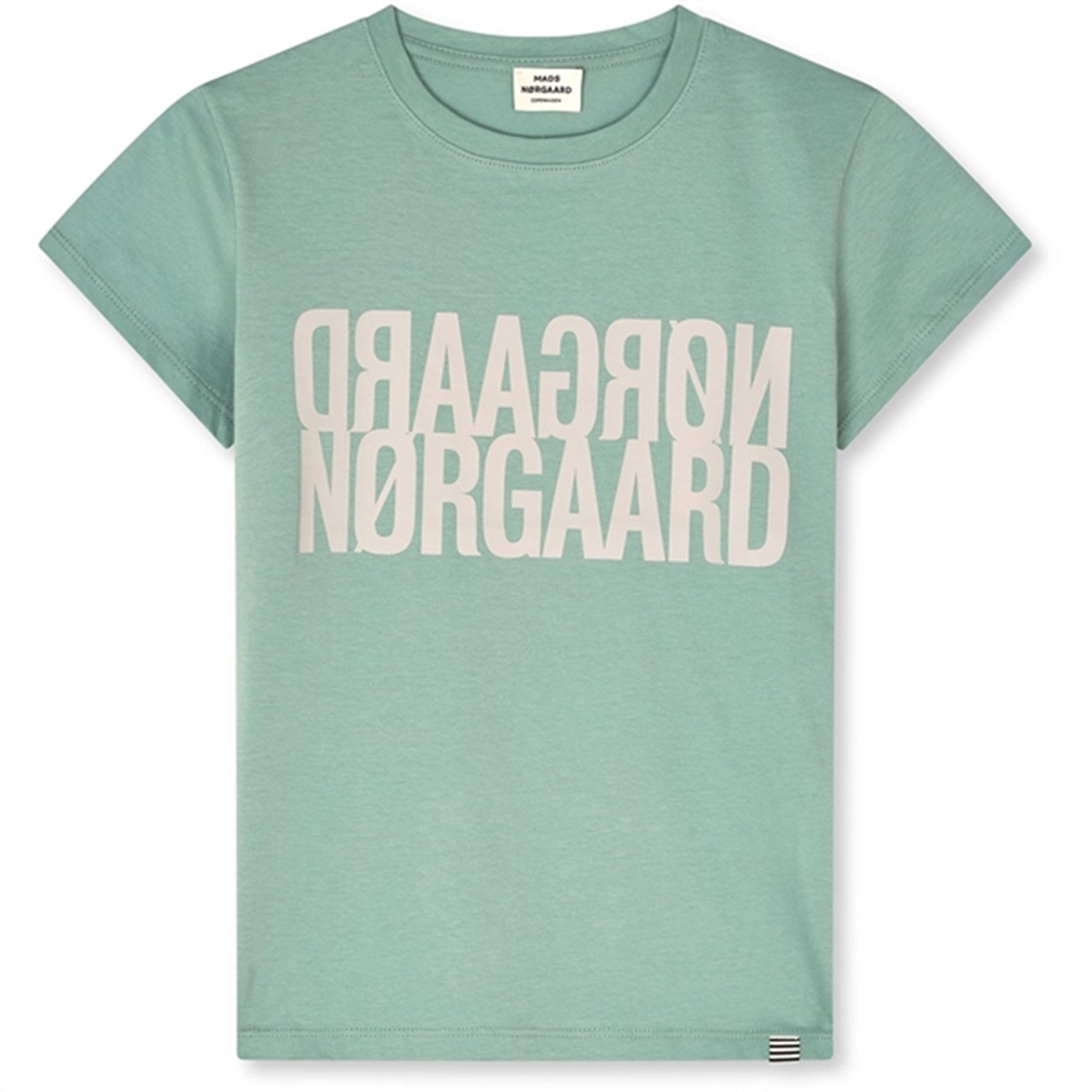 Mads Nørgaard Single Organic Tuvina T-Shirt Jadeite - Str. 16 år