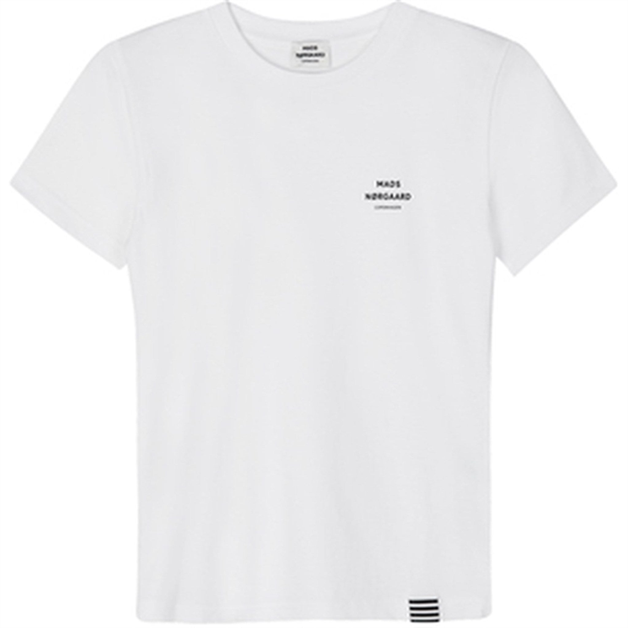 Mads Nørgaard Printed T-Shirt Thorlino T-Shirt White - Str. 10 år