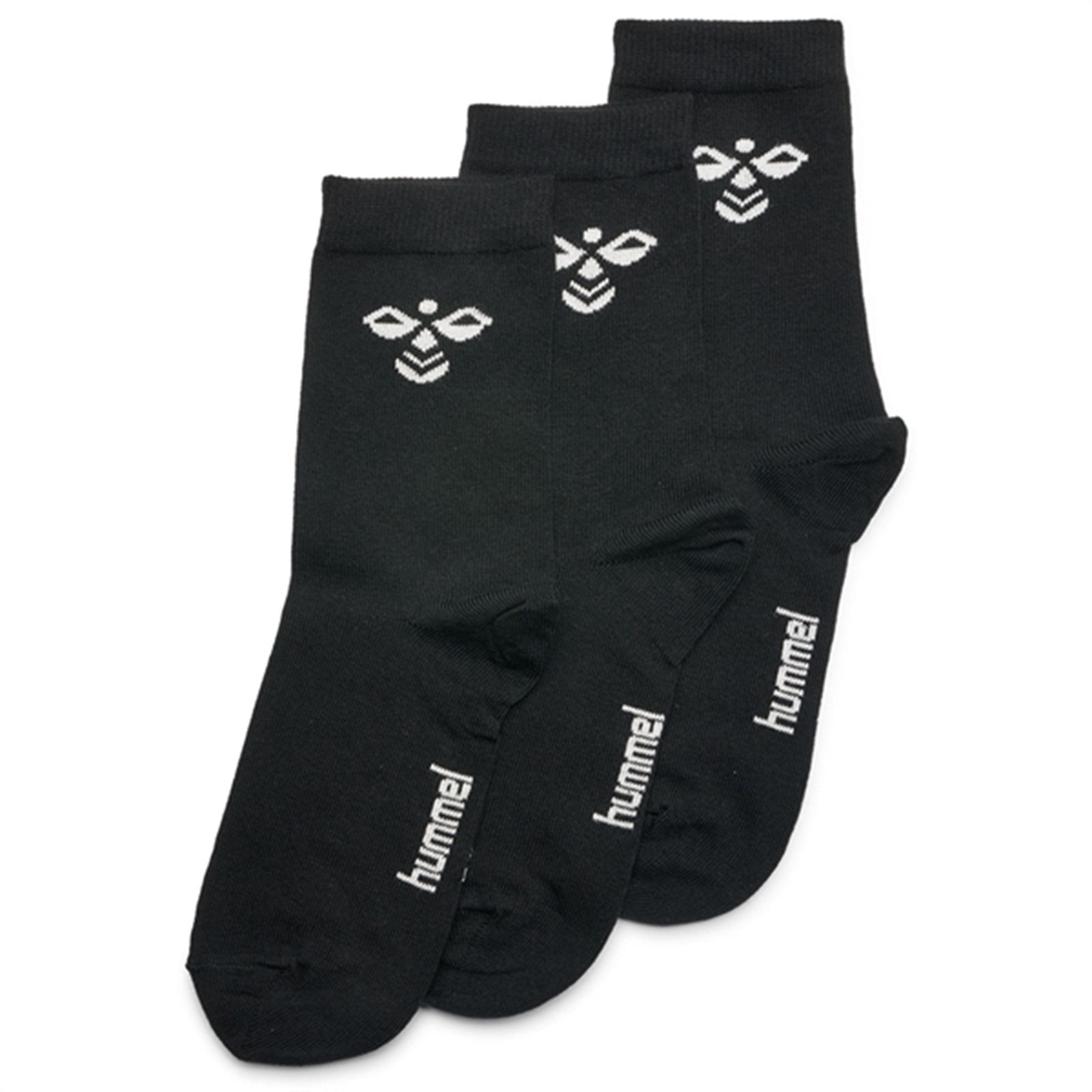 Hummel Black Sutton Socks 3-Pak - Str. 32-36