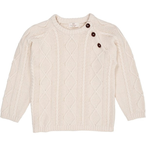 Copenhagen Colors Cream Strik Cardigan - Str. 122