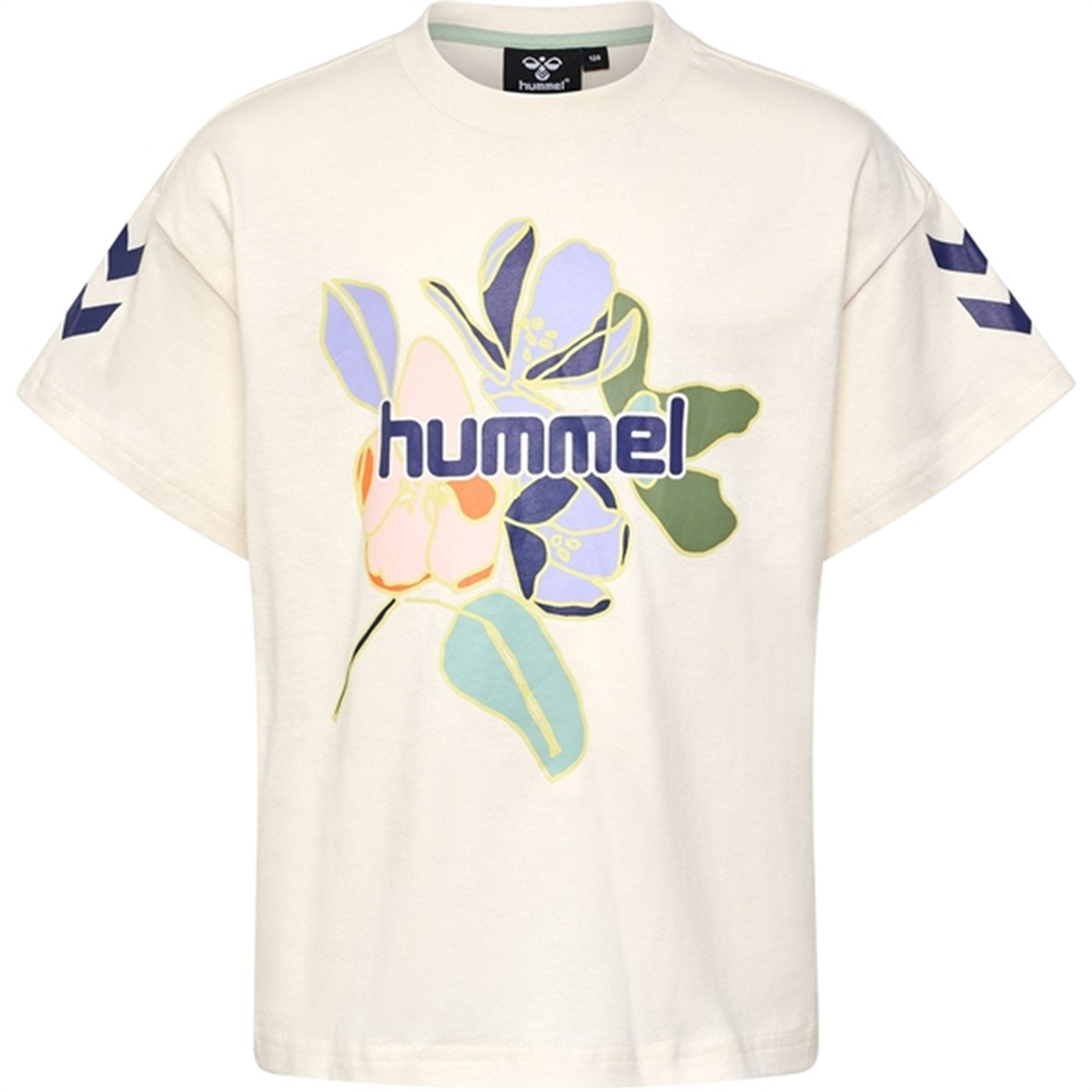 Hummel Whitecap Gray Art Boxy T-Shirt - Str. 110