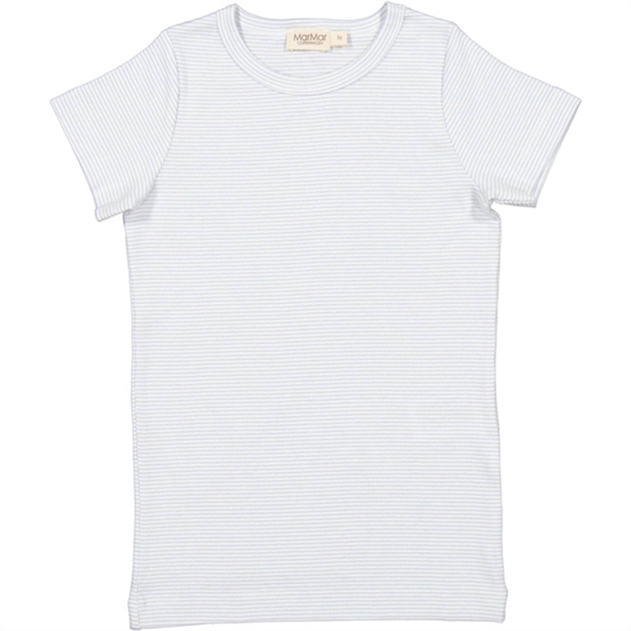 MarMar Modal Fine Rib Fresh Air Stripe Tago T-shirt - Str. 6 år/116 cm