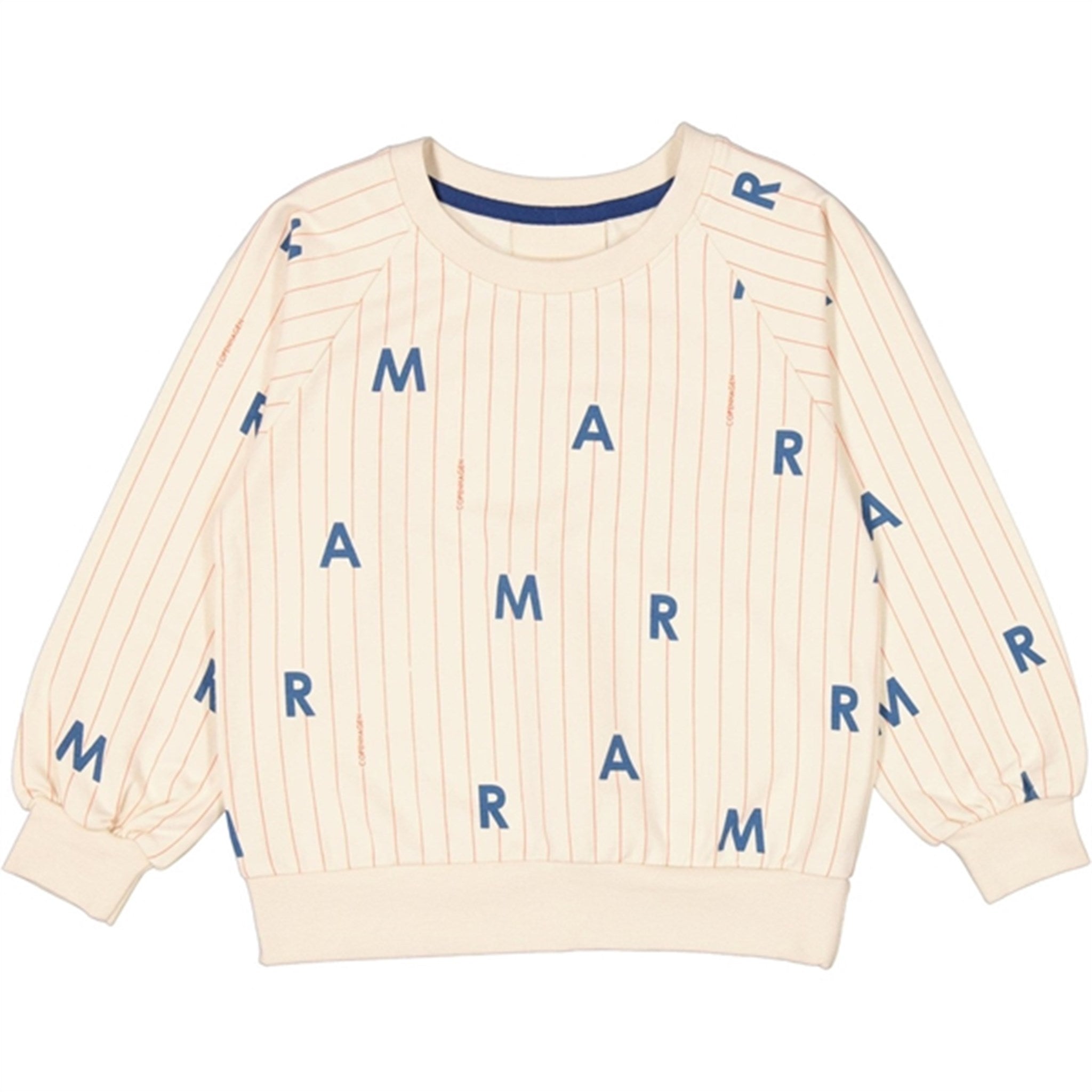 MarMar Baseball Stripes Theos Sweatshirt - Str. 10 år/140 cm