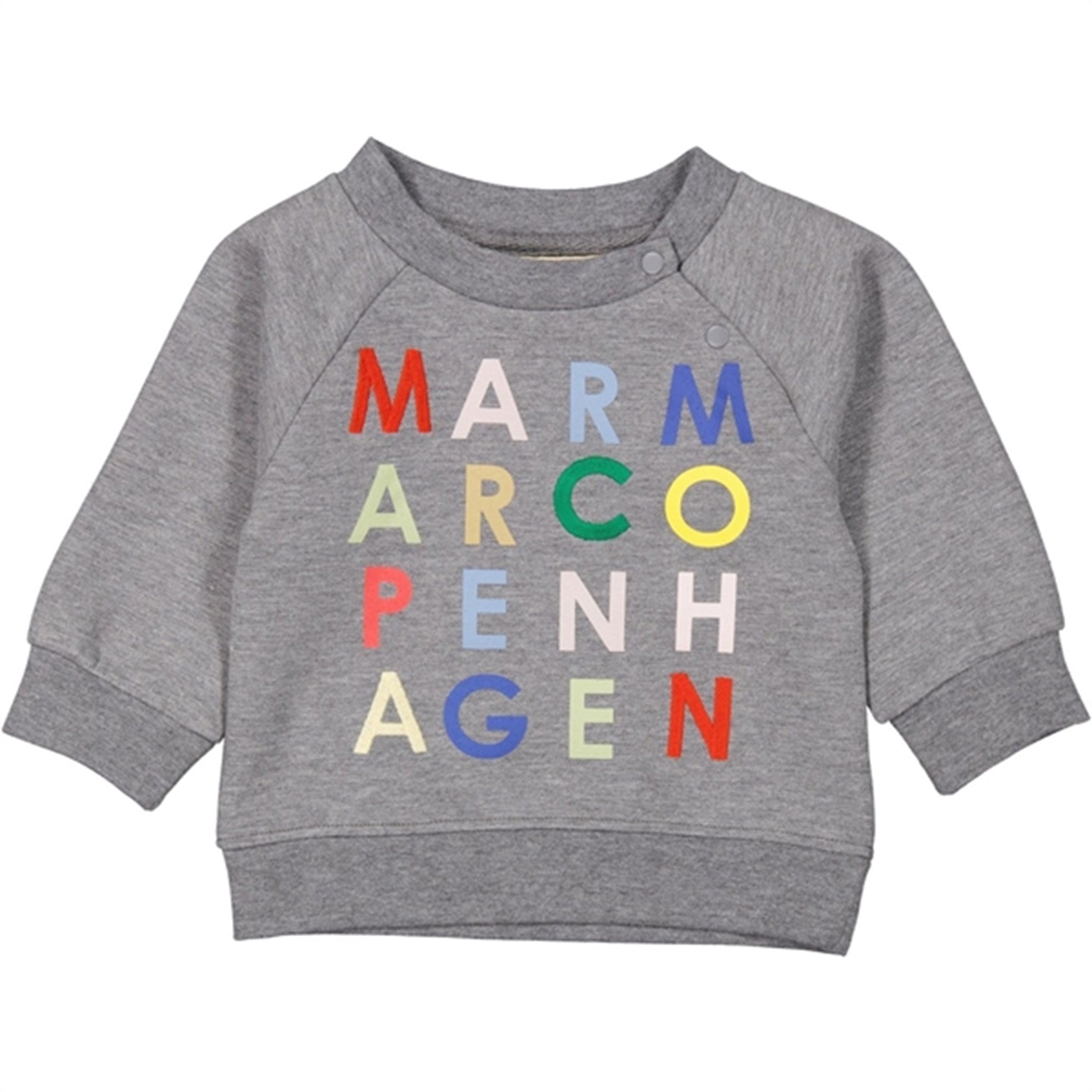 MarMar Multicol Letters Theos B Sweatshirt - Str. 3 år/98 cm