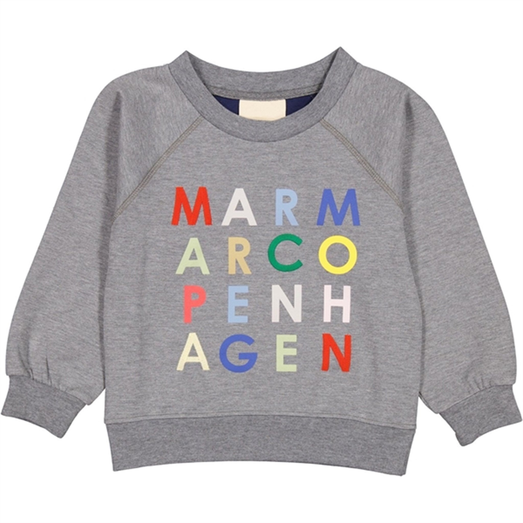 MarMar Multicol Letters Theos Sweatshirt - Str. 7 år/122 cm