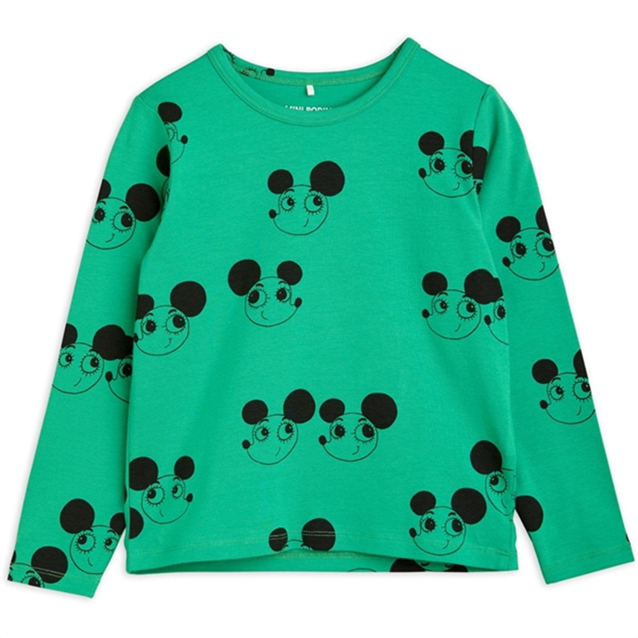 Mini Rodini Ritzrats Aop Bluse Green - Str. 92/98 cm