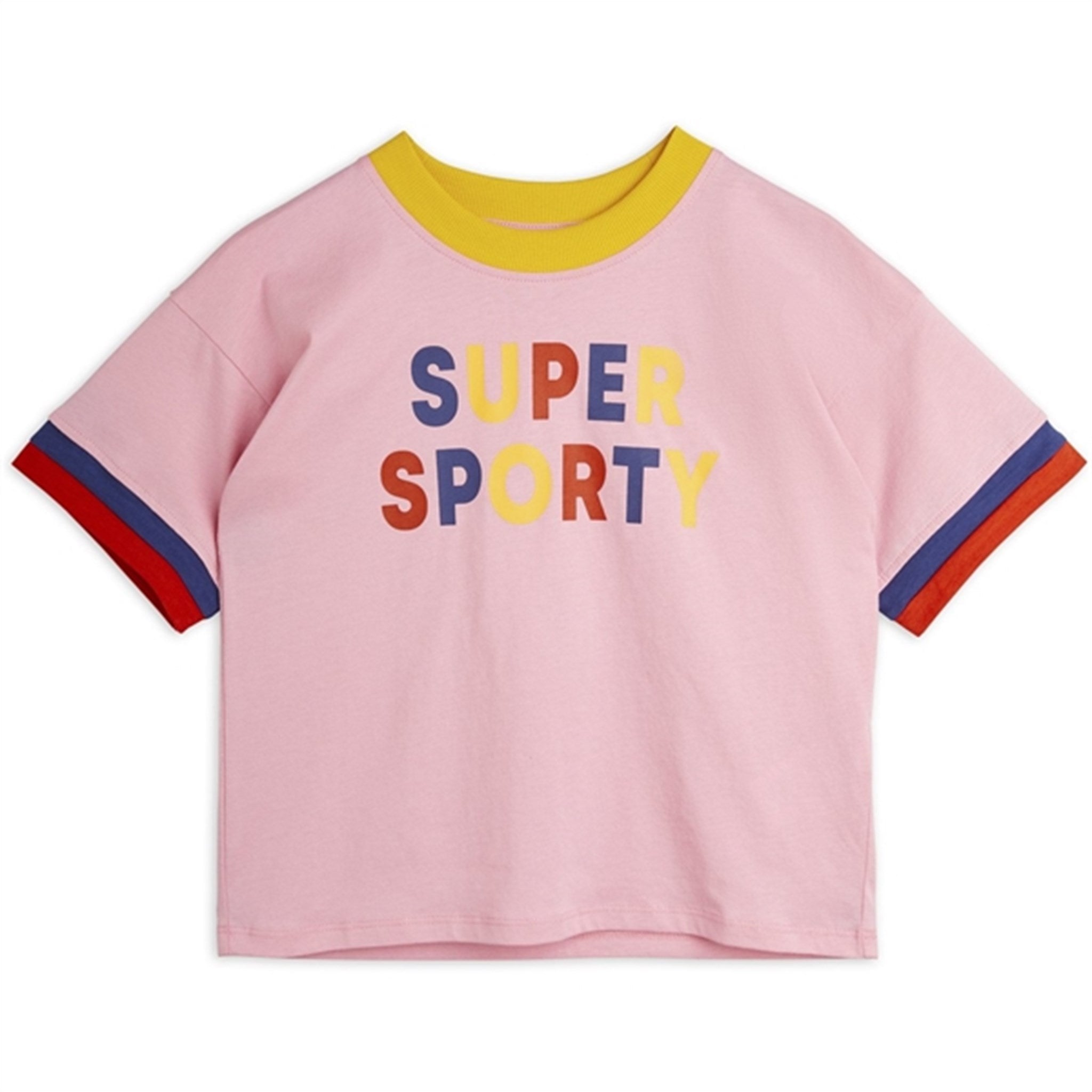 Mini Rodini Pink Super Sporty Sp T-shirt - Str. 104/110 cm