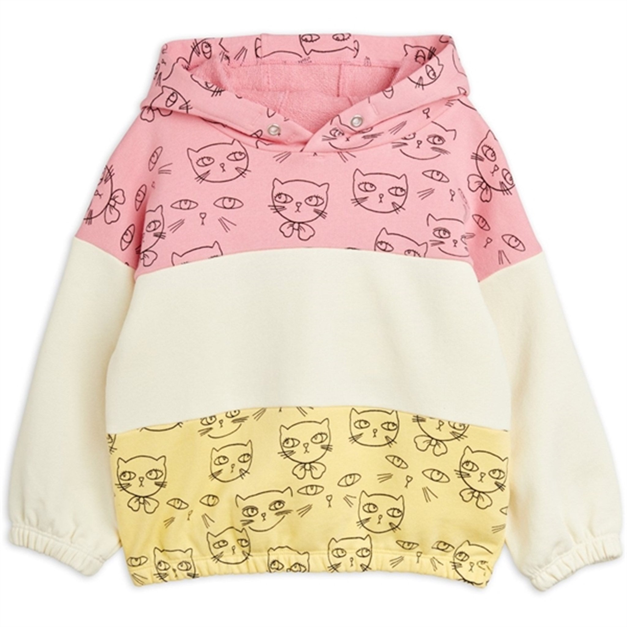 Mini Rodini Pink Cathlethes Aop Hoodie Sweat - Str. 92/98 cm