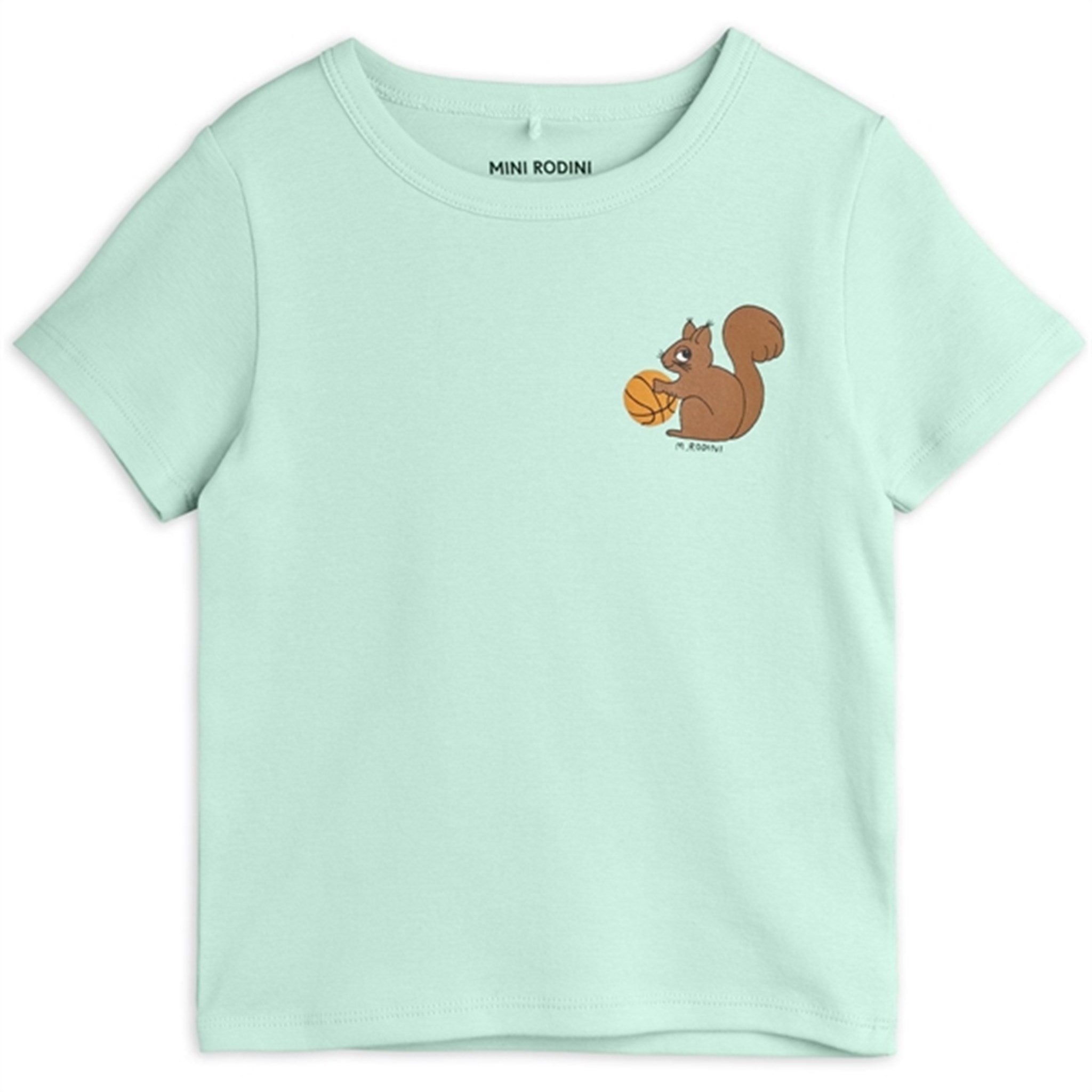 Mini Rodini Green Squirrel Sp T-shirt - Str. 116/122 cm