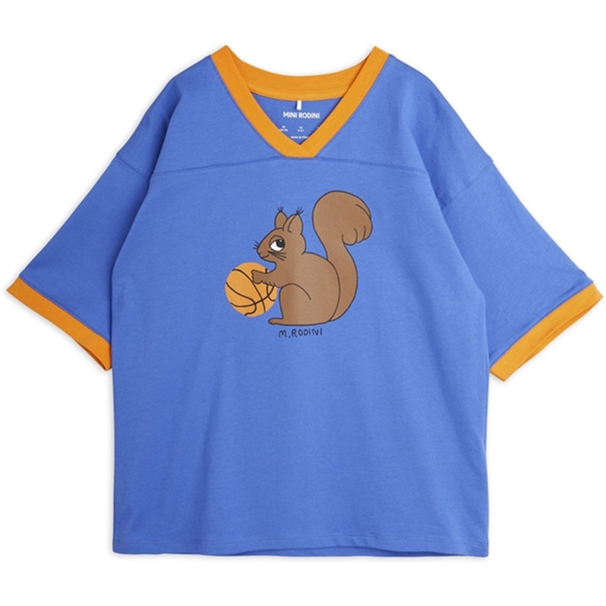 Mini Rodini Blue Squirrel Sp T-shirt Loose Fit - Str. 104/110 cm
