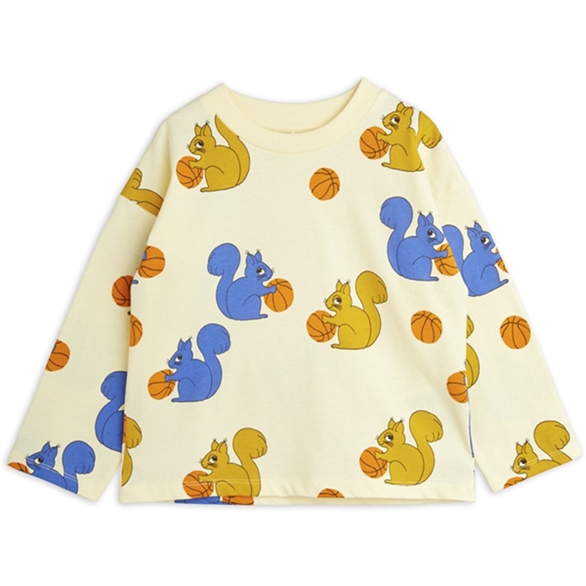 Mini Rodini Yellow Squirrels Aop Bluse - Str. 116/122 cm