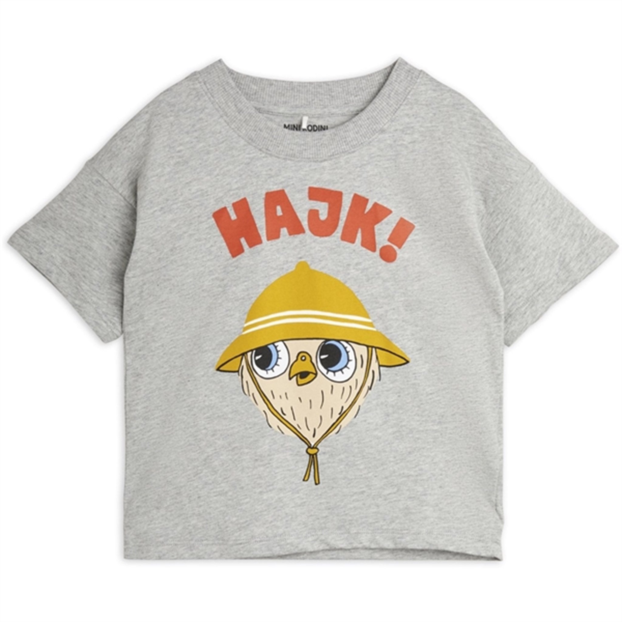 Mini Rodini Grey Melange Hike Sp T-shirt - Str. 116/122 cm