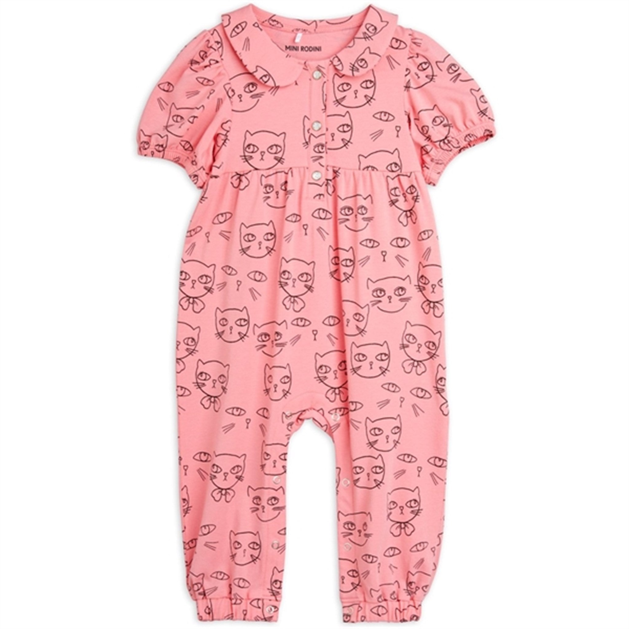 Mini Rodini Pink Cathlethes Aop Jumpsuit Baby - Str. 68/74 cm