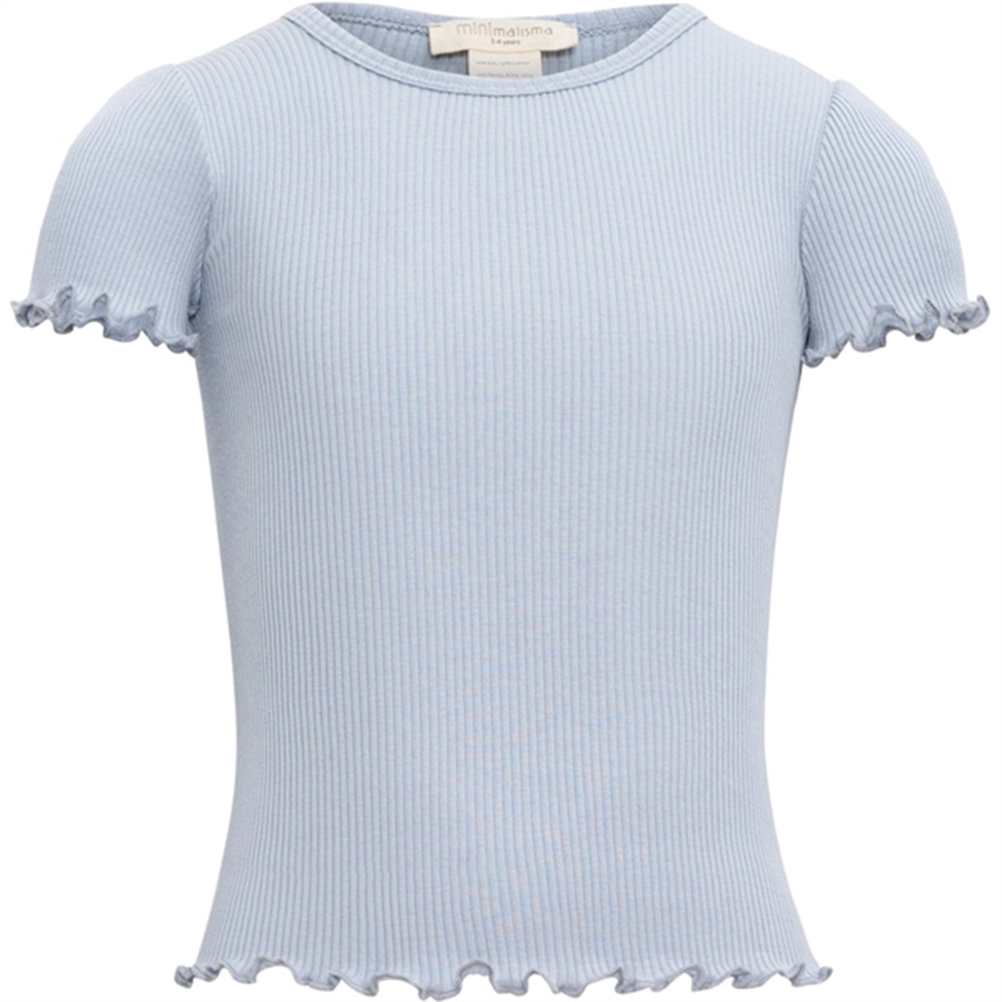 Minimalisma Blomst T-shirt Light Blue Clearwater - Str. 4-5 år