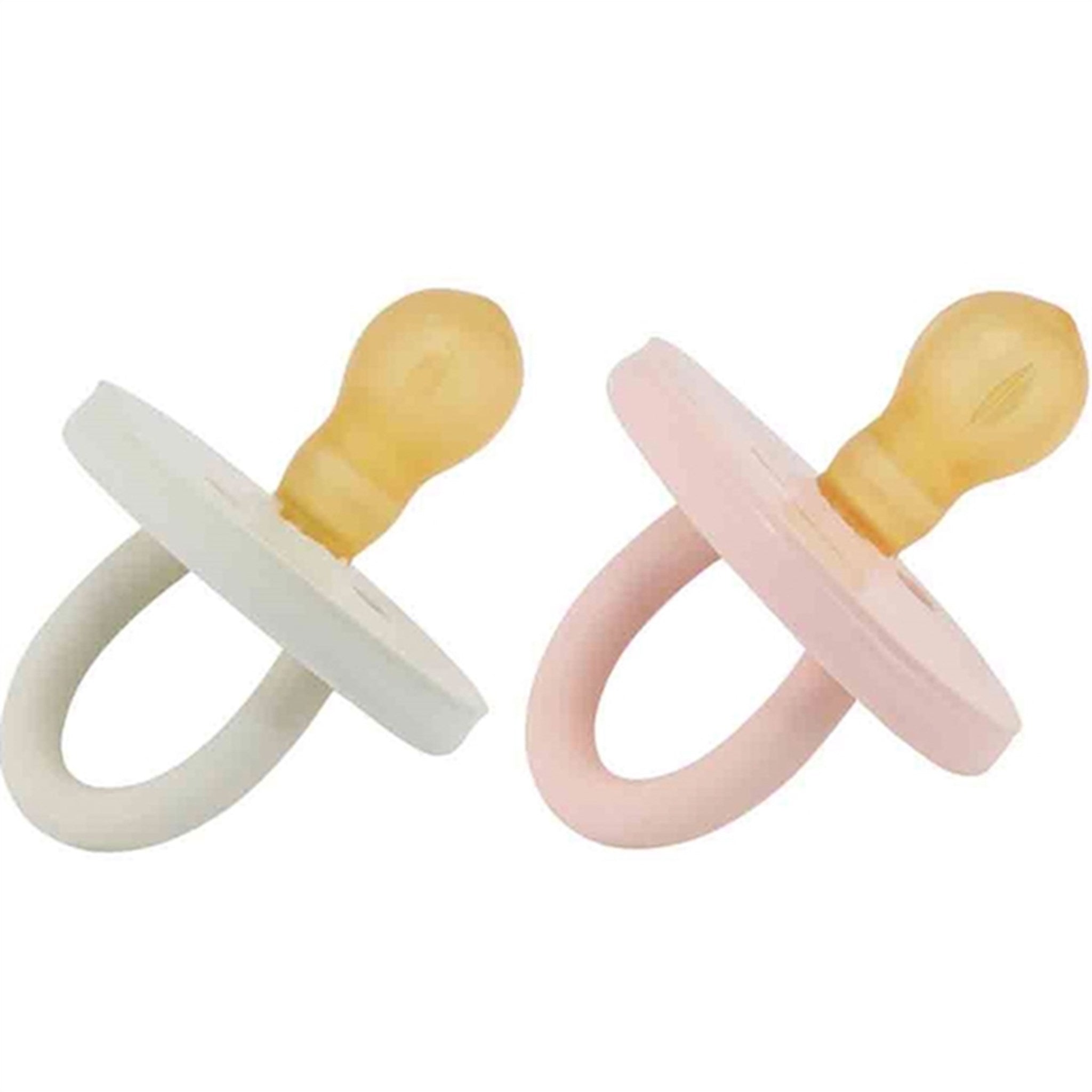 Hevea Bumi Bébé Sut Rund 2-pack Rose & Sage - Str. 0-3 mdr