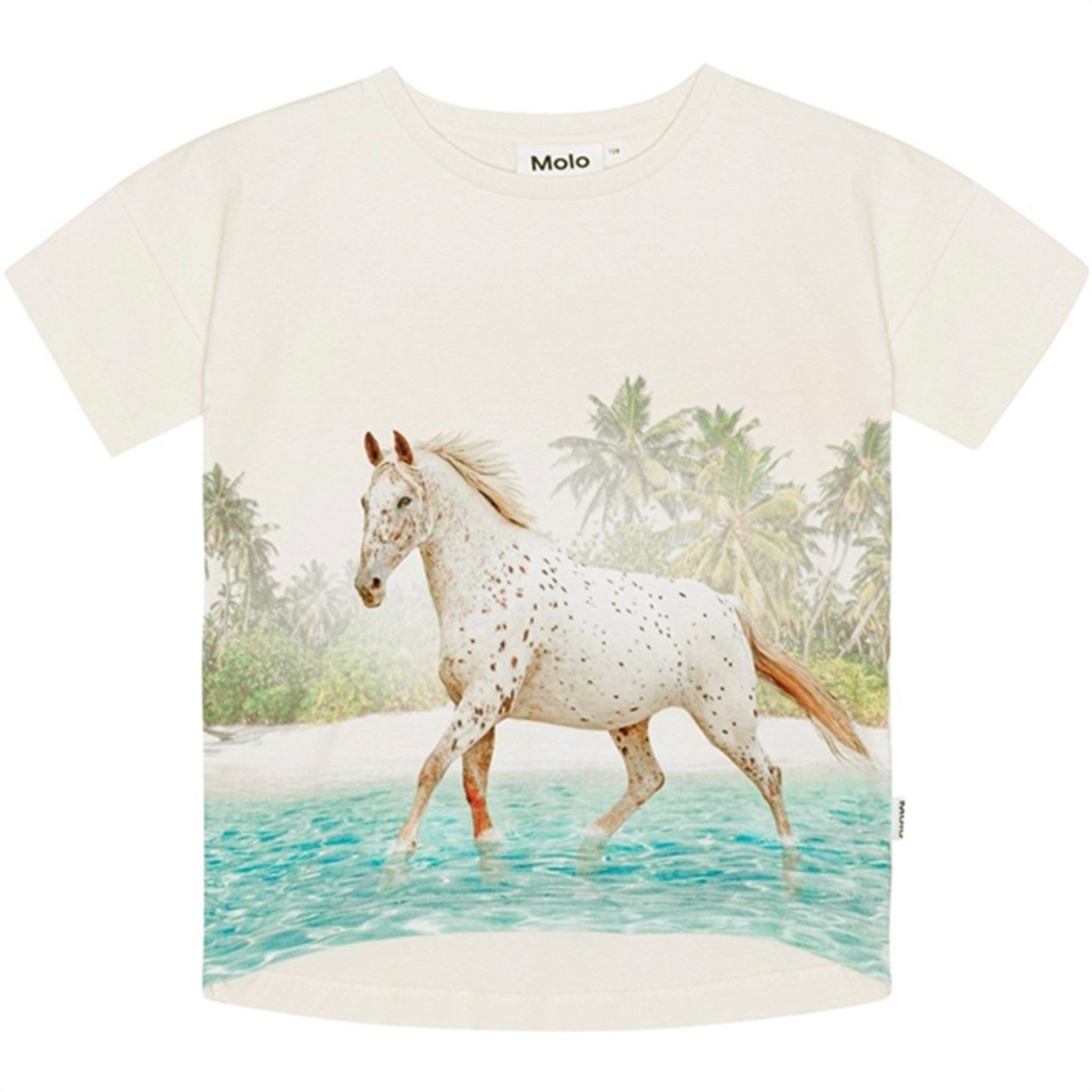 Molo Horse On Beach Raeesa T-Shirt - Str. 116 cm