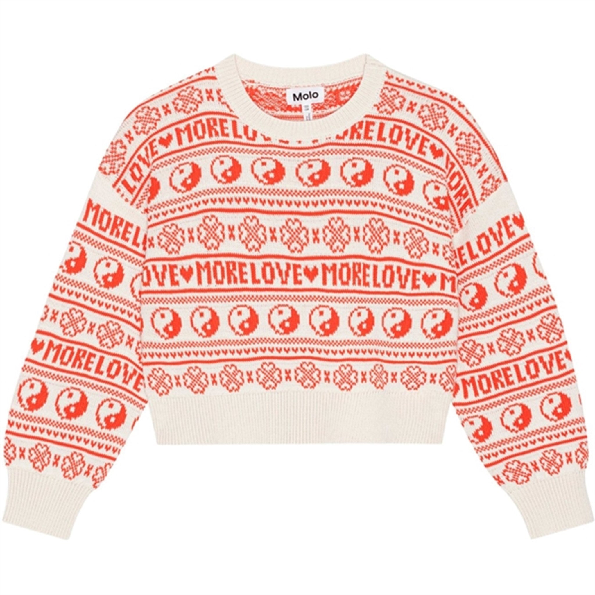 Molo Yin Yang Knit Gerrie Sweater - Str. 7-8 år
