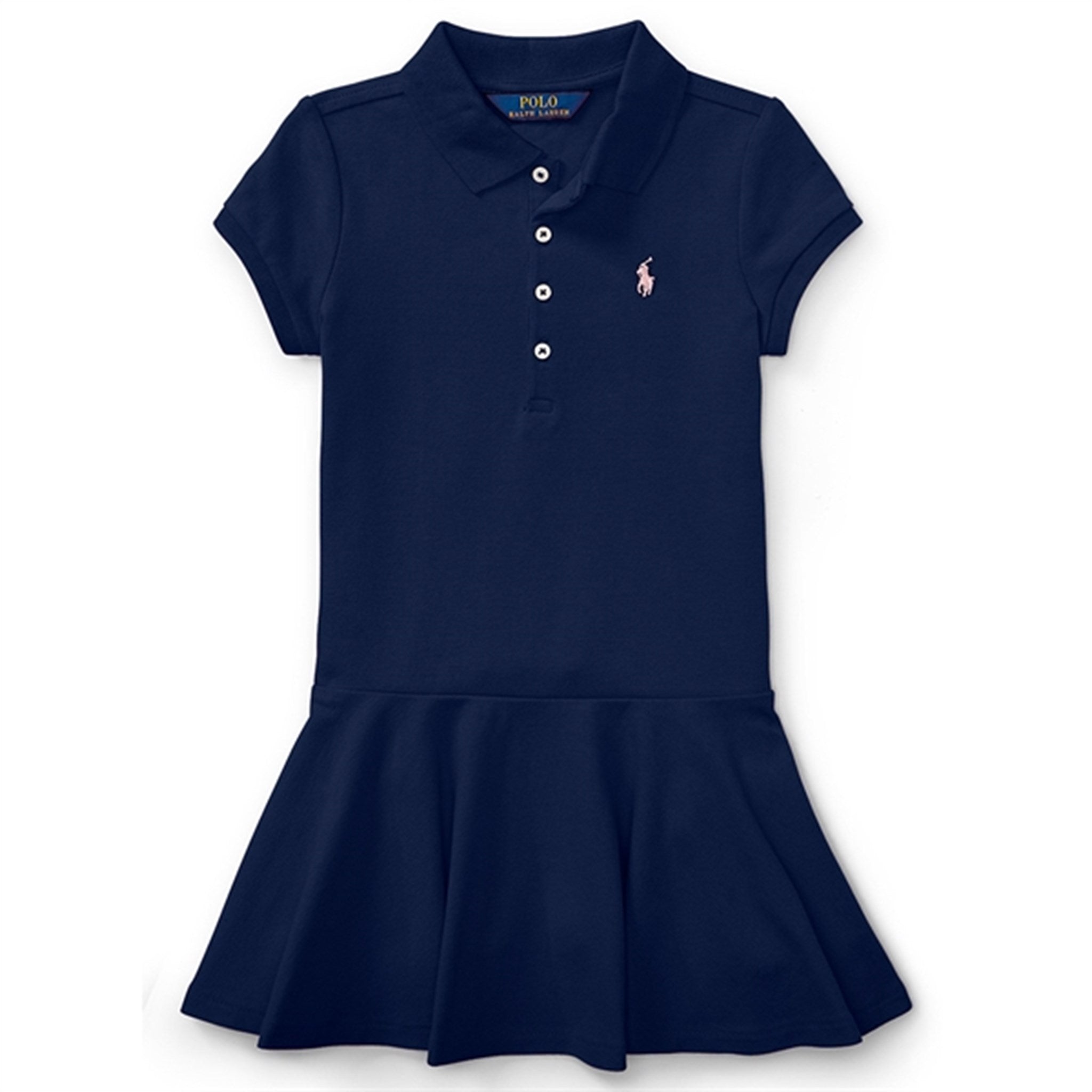 Polo Ralph Lauren Girl Kjole Refined Navy - Str. 2 år