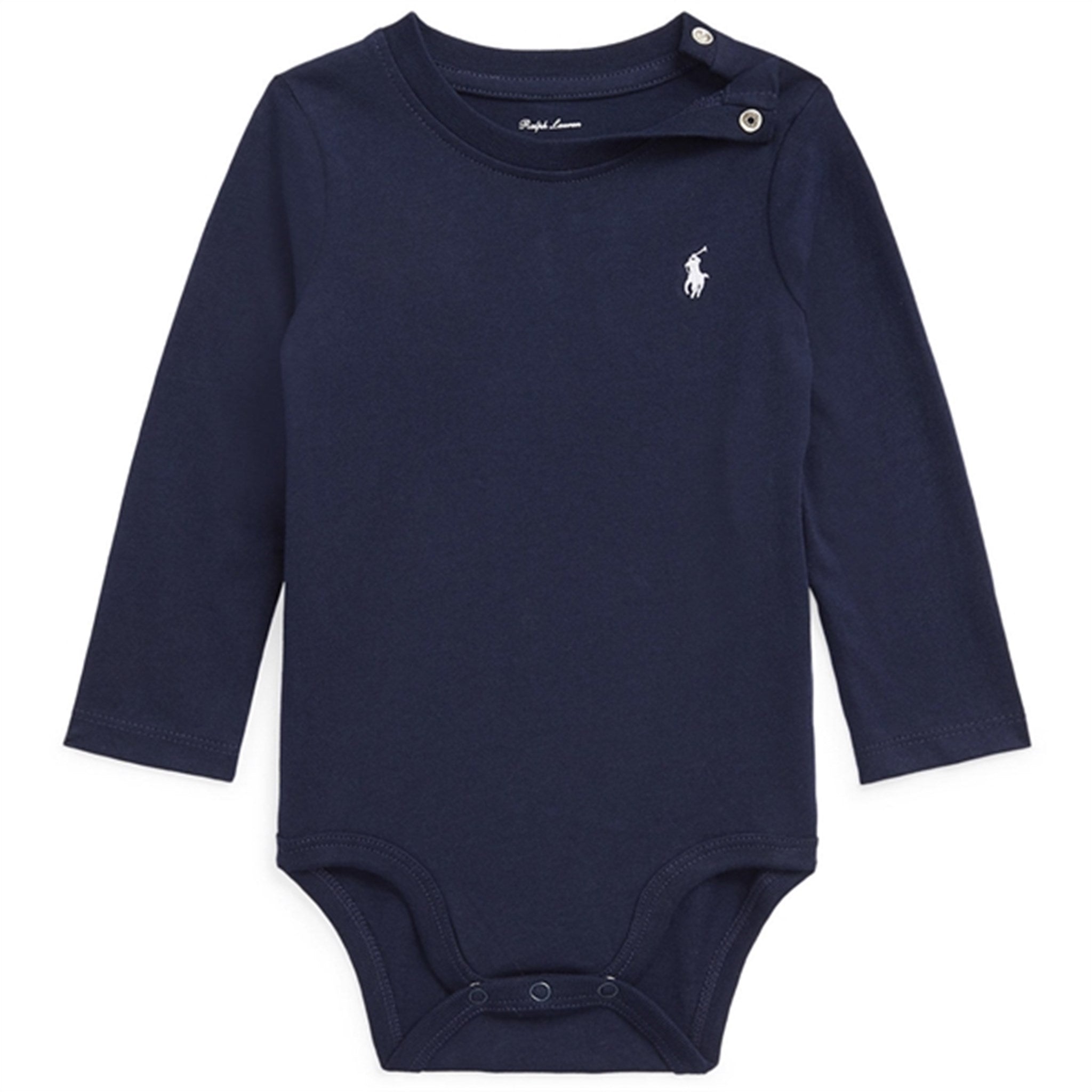 Ralph Lauren Baby Boy Long Sleeved Polo Body Navy - Str. 9 mdr