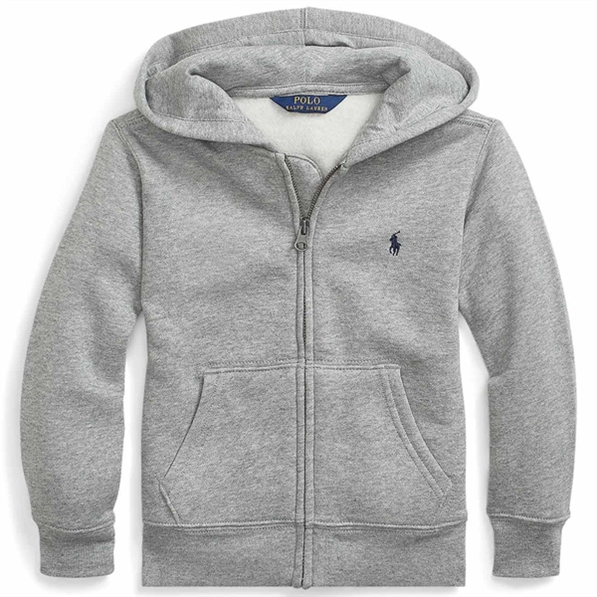 Polo Ralph Lauren Boy Hoodie Dark Sport Heather - Str. 8 år