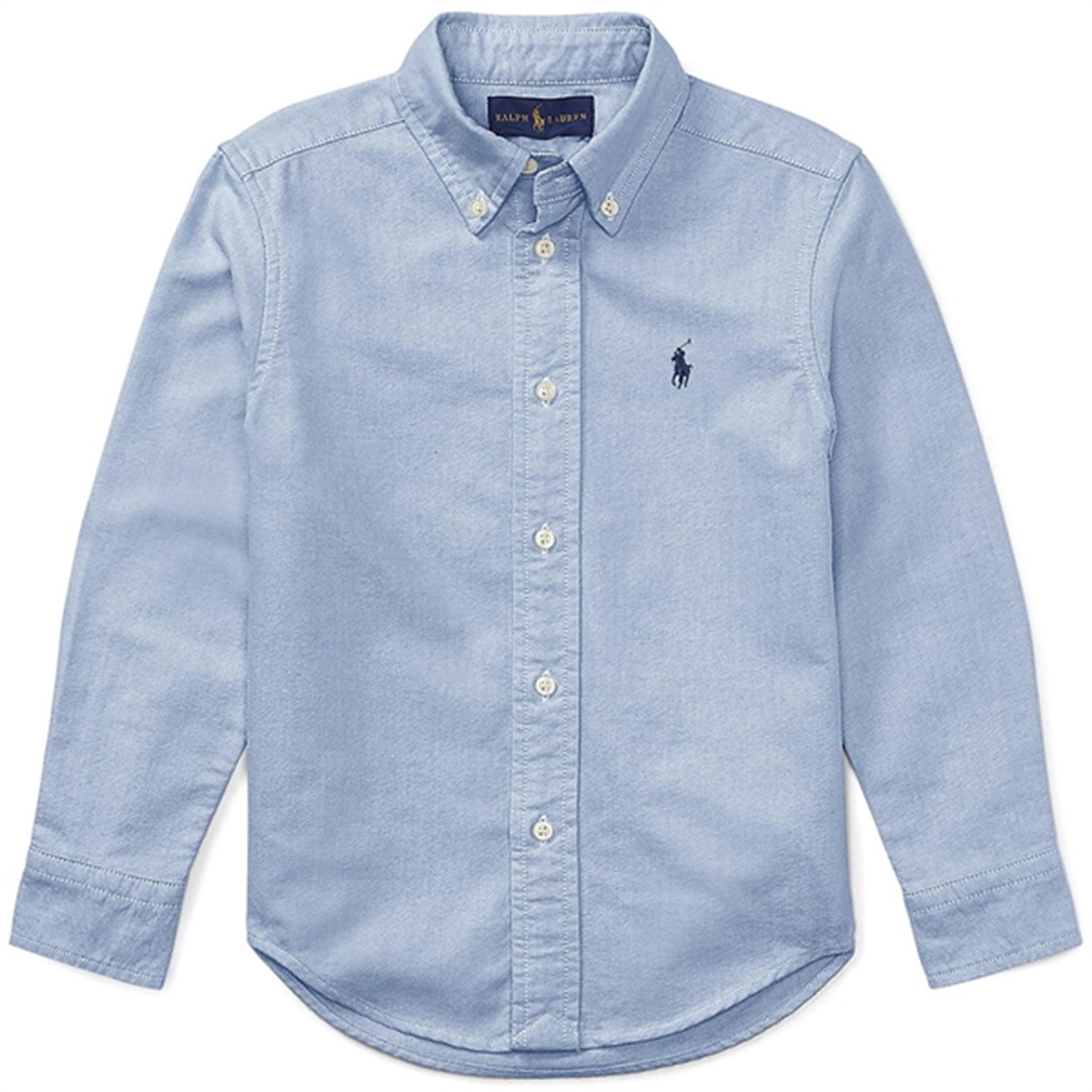 Polo Ralph Lauren Boy Long Sleeved Shirt BSR Blue - Str. 12 år