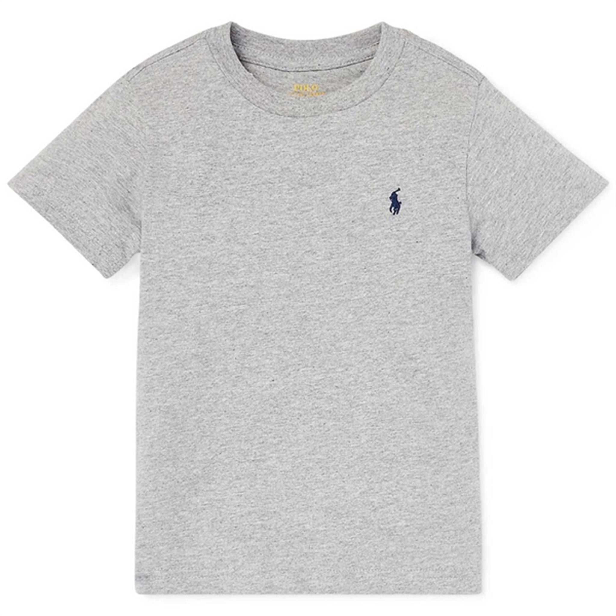 Polo Ralph Lauren Boys Short Sleeved T-shirt Andover Heather - Str. 8 år