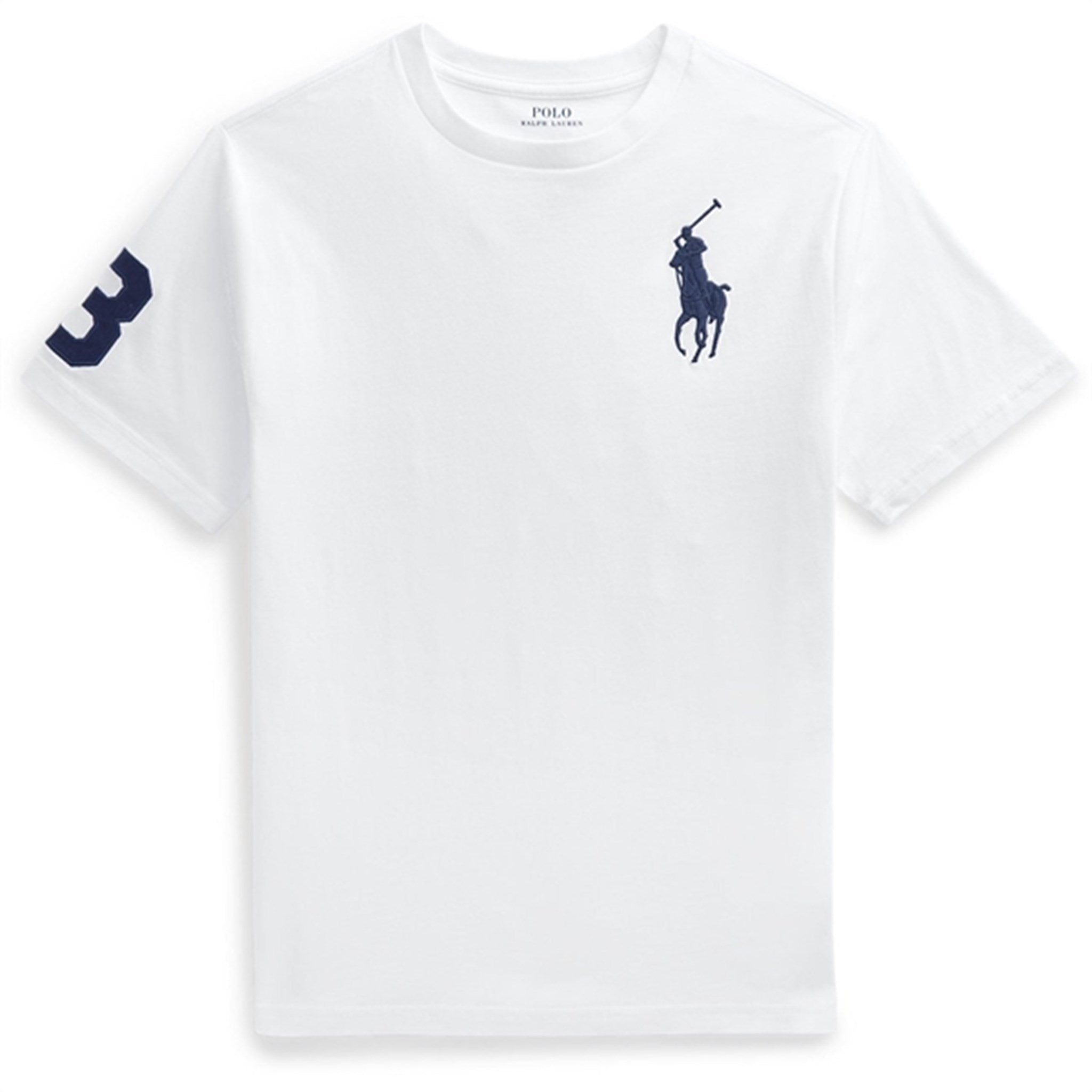 Polo Ralph Lauren Boy T-Shirt White - Str. S/8 år