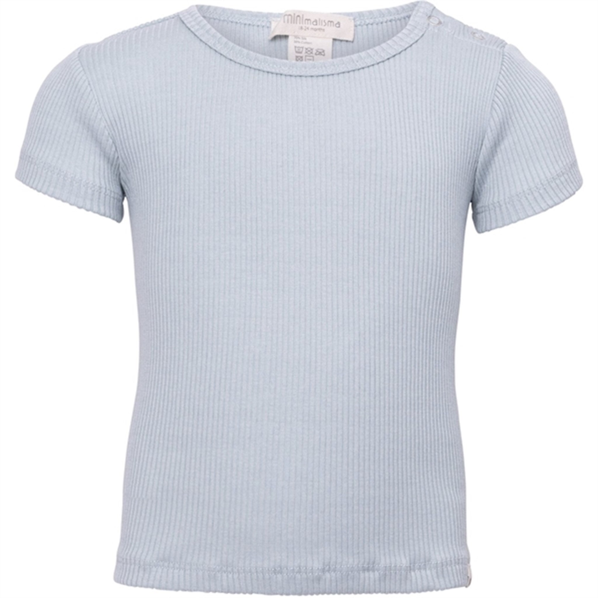 Minimalisma Bimse T-shirt Light Blue Clearwater - Str. 18-24 mdr