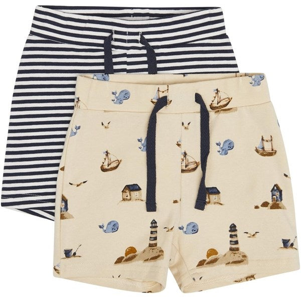 Hust & Claire Baby Blues Hau Shorts 2-pak - Str. 74