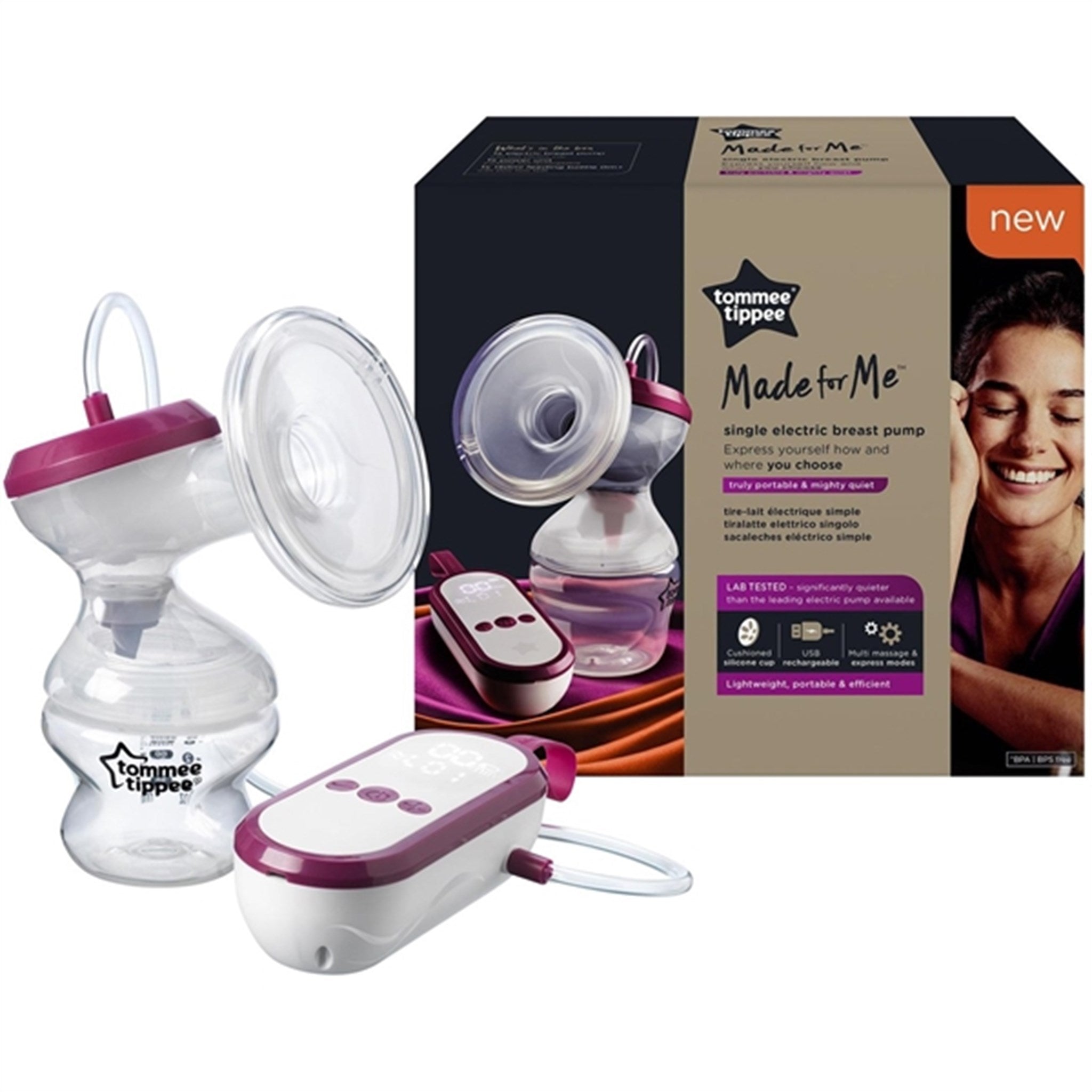 Tommee Tippee Single Elektrisk Brystpumpe