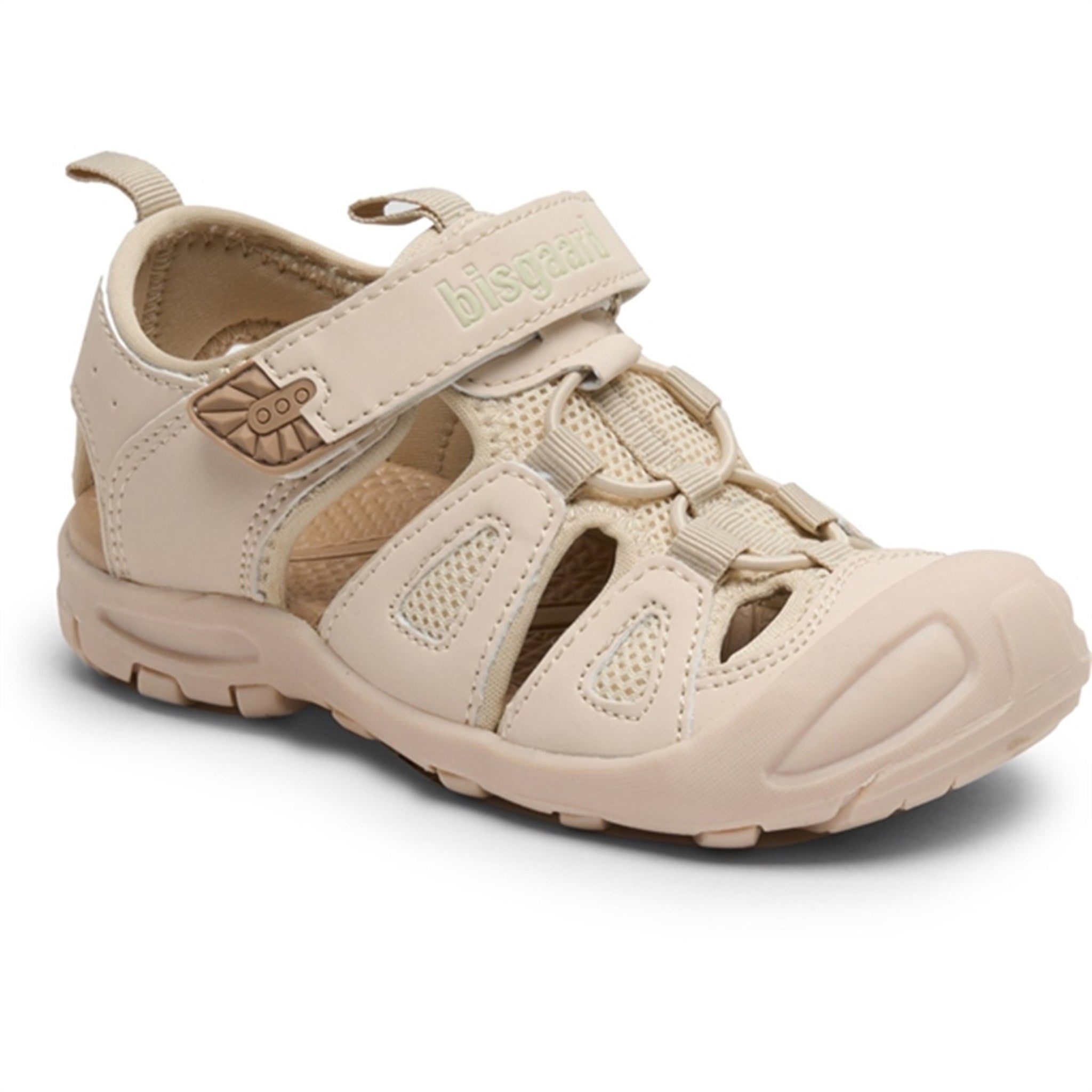Bisgaard Parker Velcro Sandal Off White – Str. 26