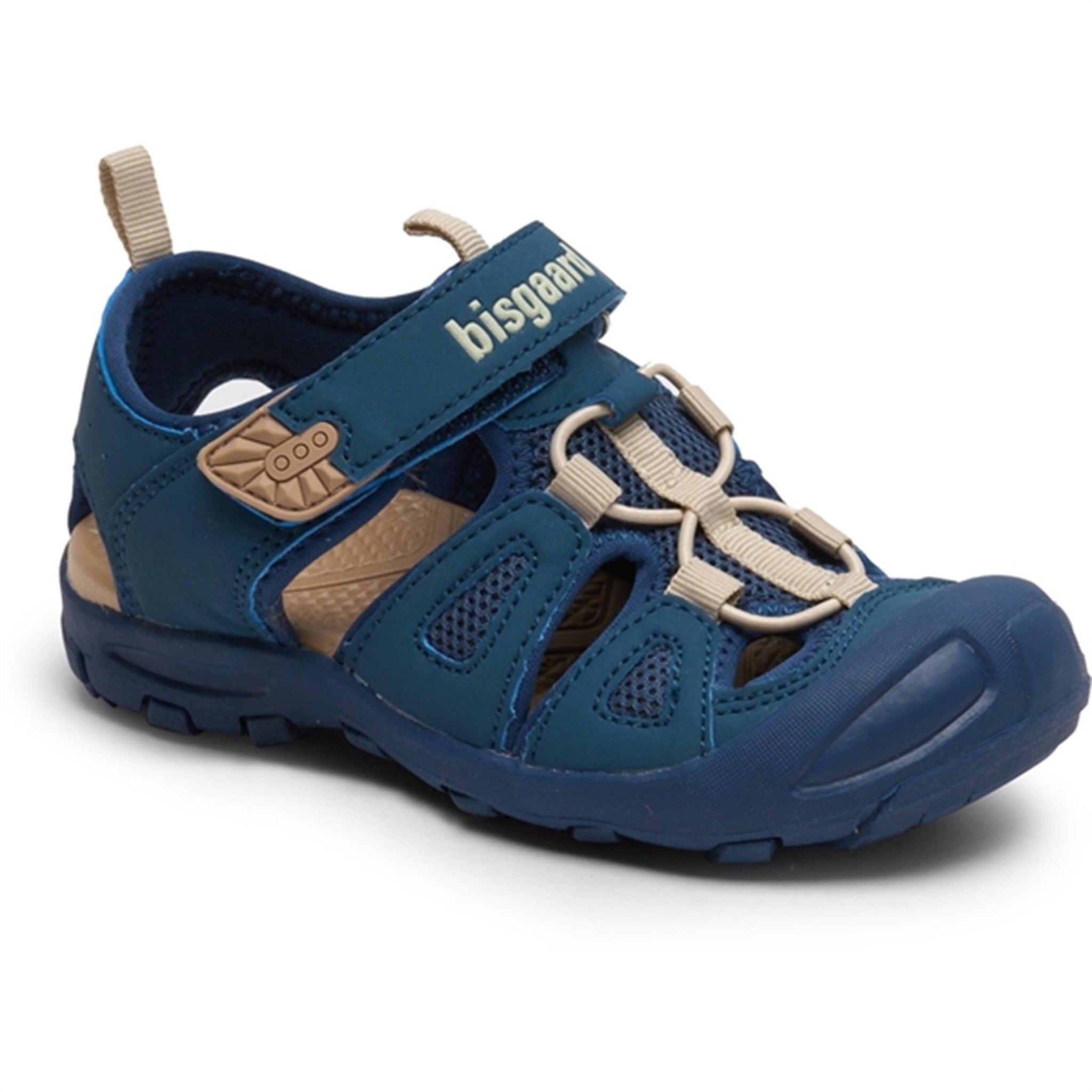 Bisgaard Parker Velcro Sandal Navy – Str. 34